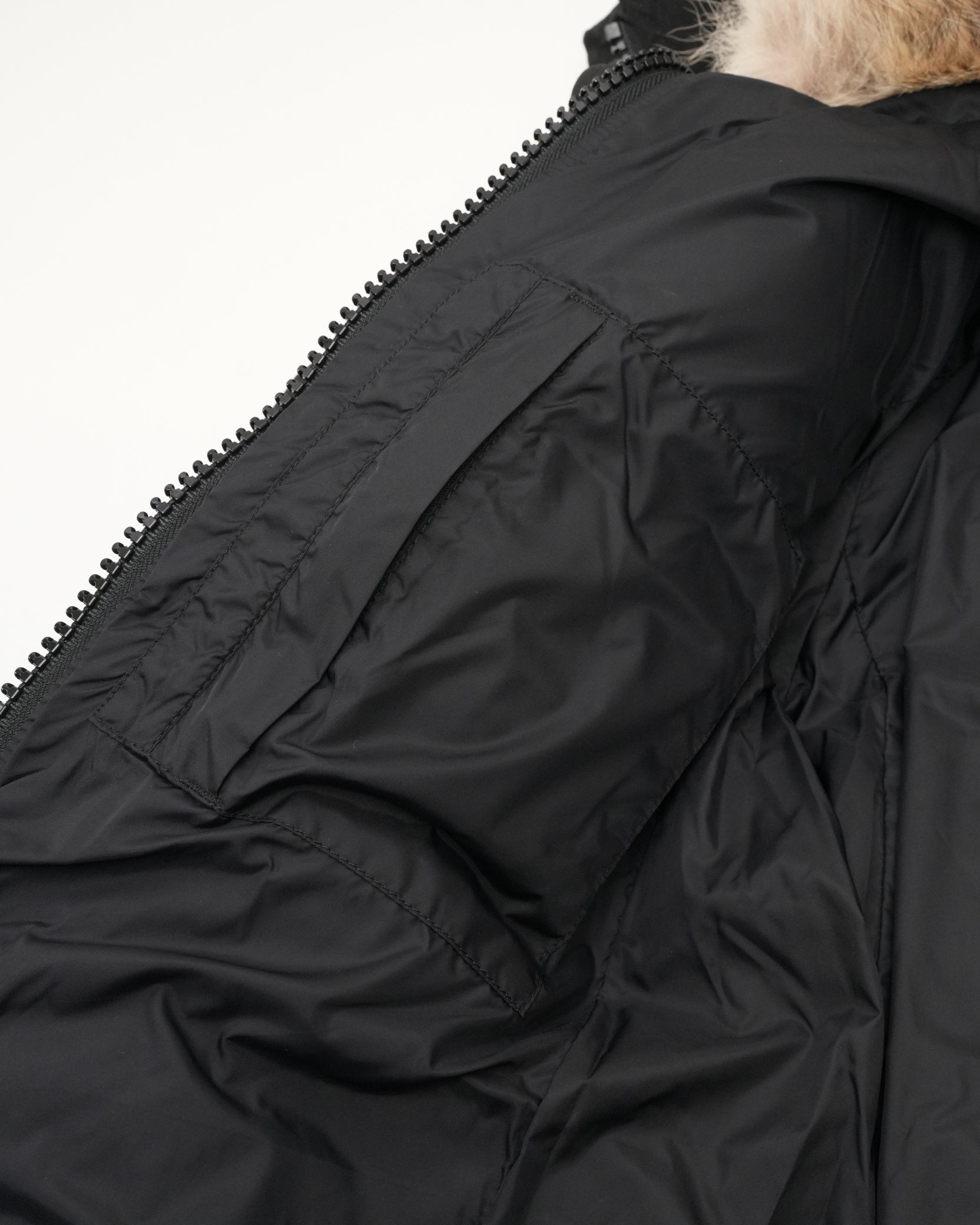 MACKENZIE COTTON POLYESTER DOWN COAT BLACK