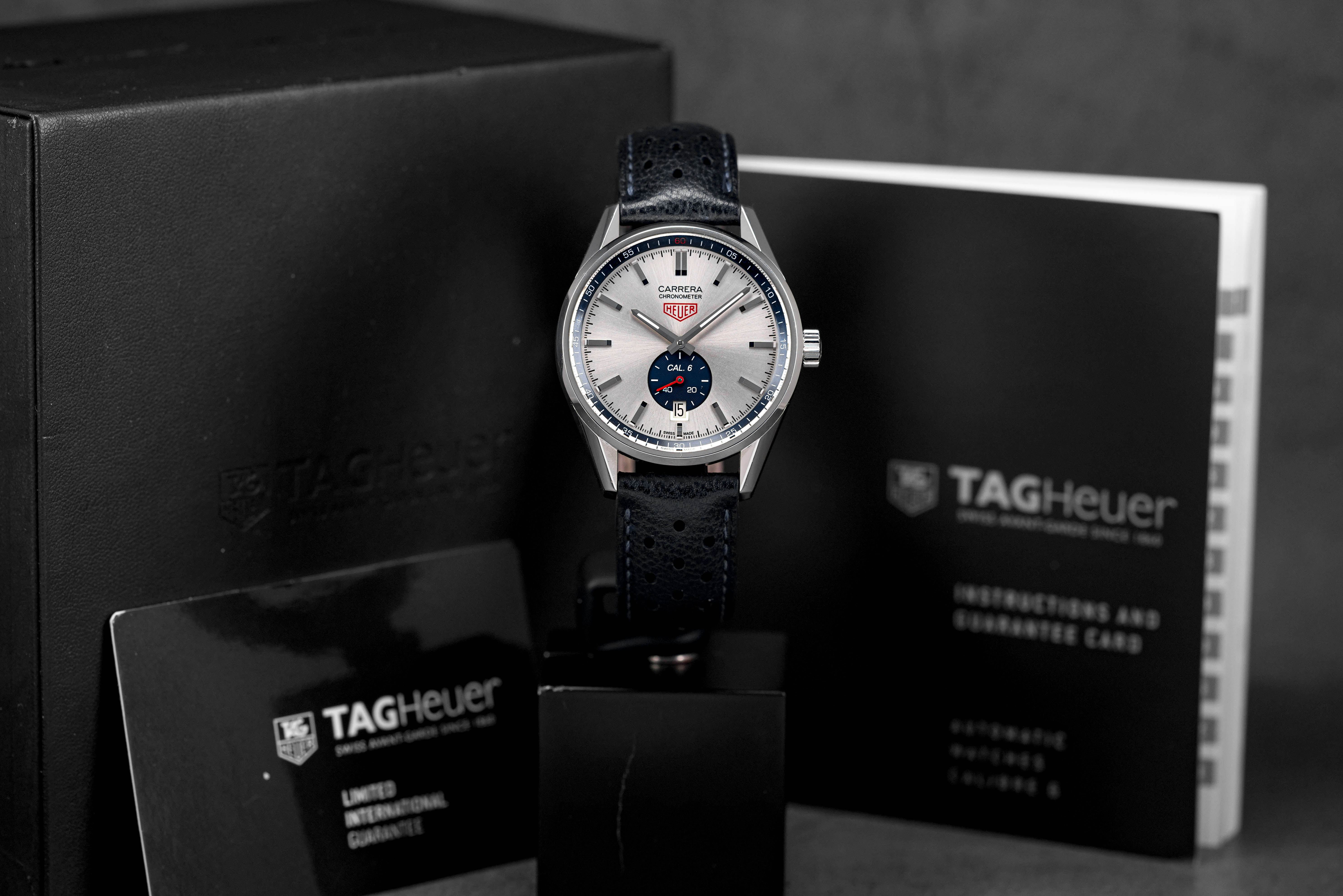 TAG HEUER CARRERA CALIBRE 6 GREY DIAL (2016) - IDWX