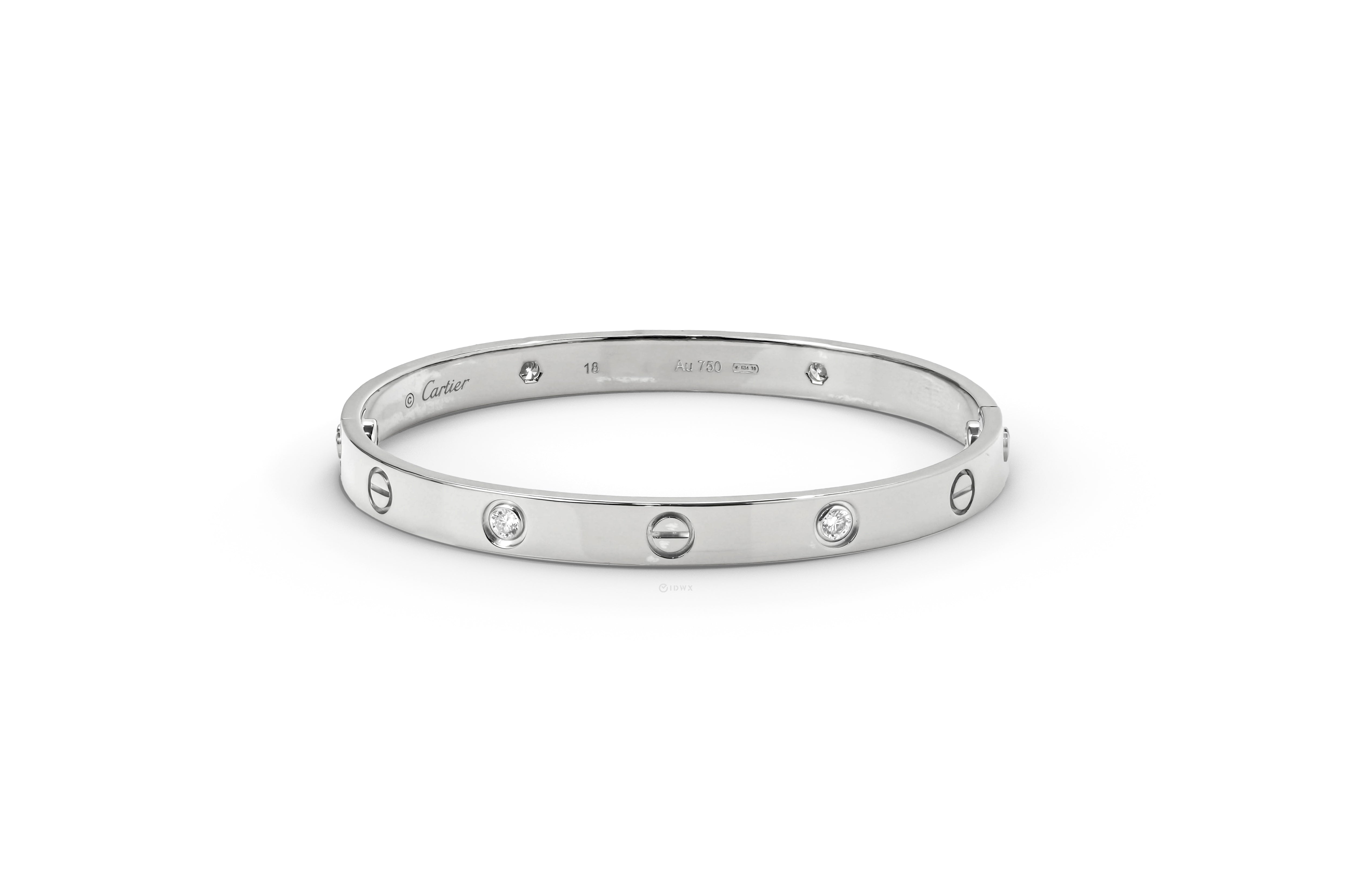 Harga Cartier Love Bracelet Whitegold