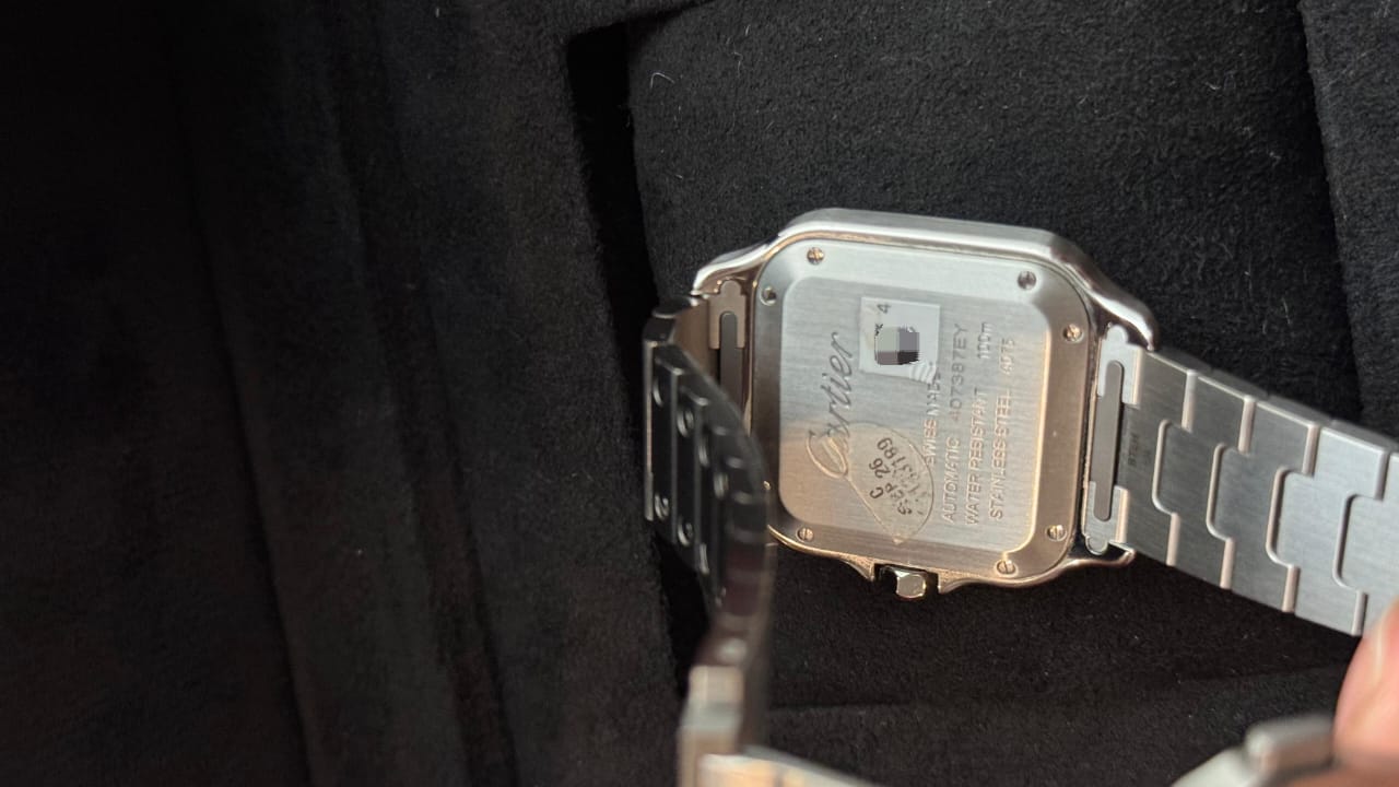 SANTOS DE CARTIER M SILVER DIAL (2024)