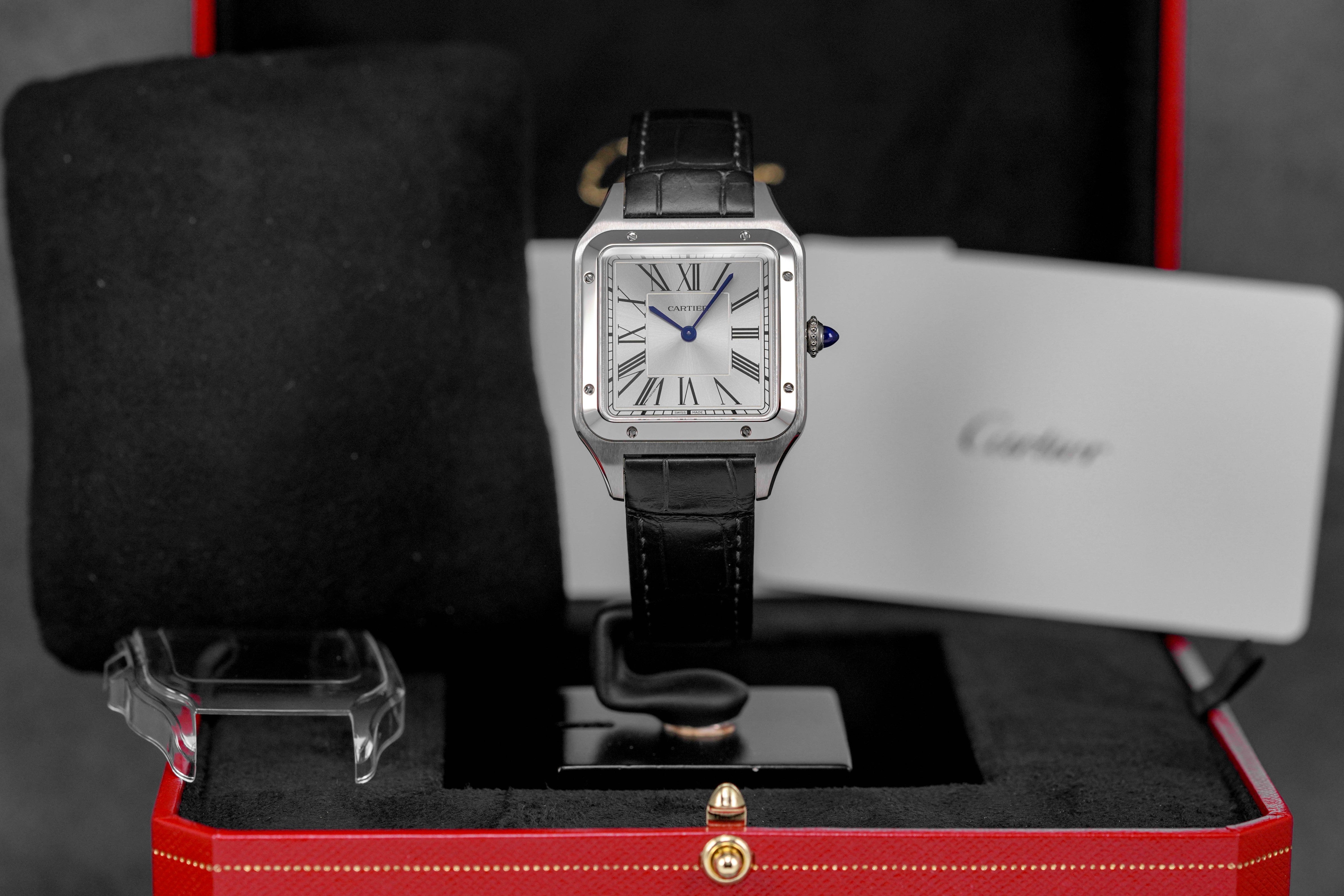 Harga Cartier Santos Dumont L Silver