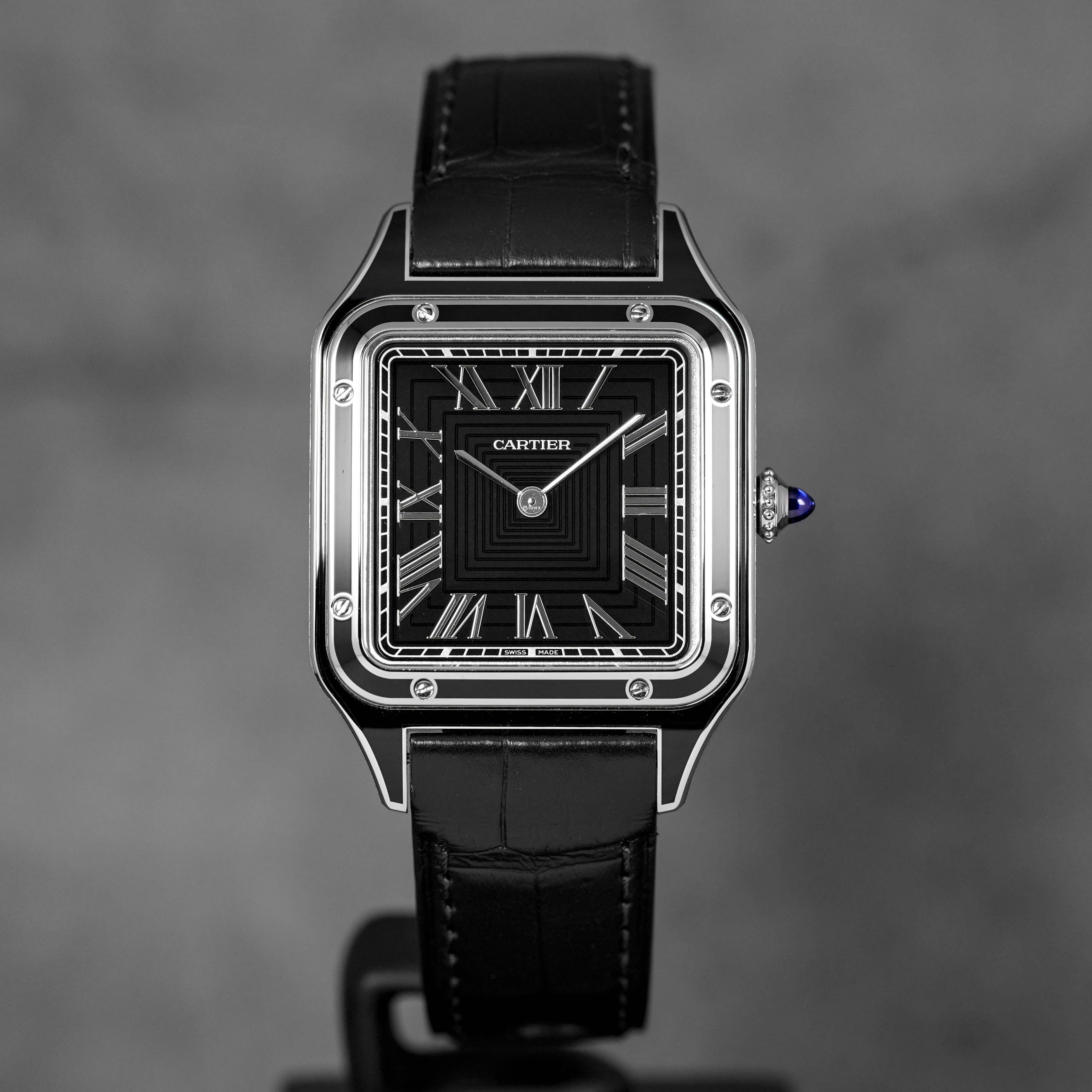 Harga Cartier Santos Dumont L Black Lacquer