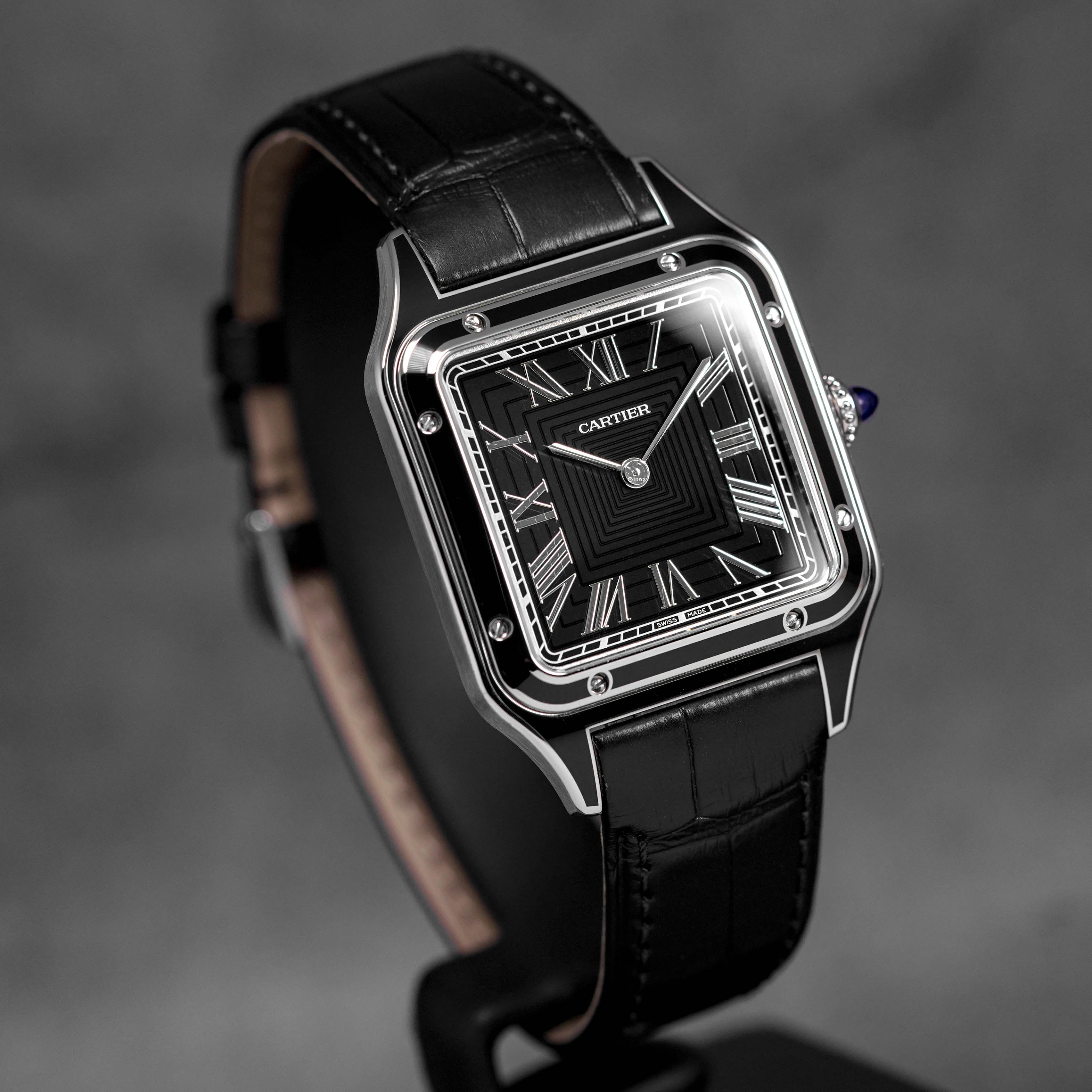 Harga Cartier Santos Dumont L Black Lacquer