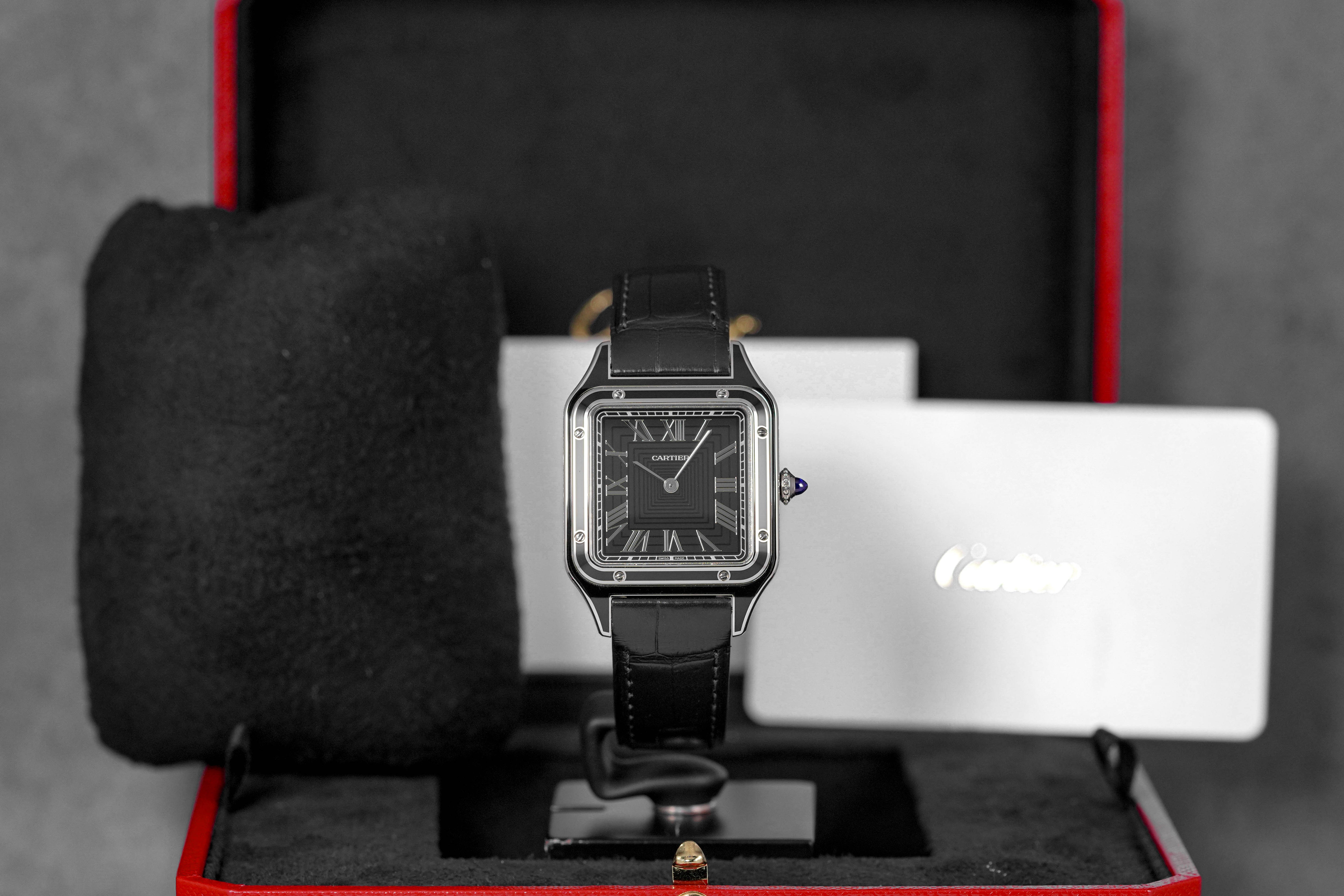 Harga Cartier Santos Dumont L Black Lacquer