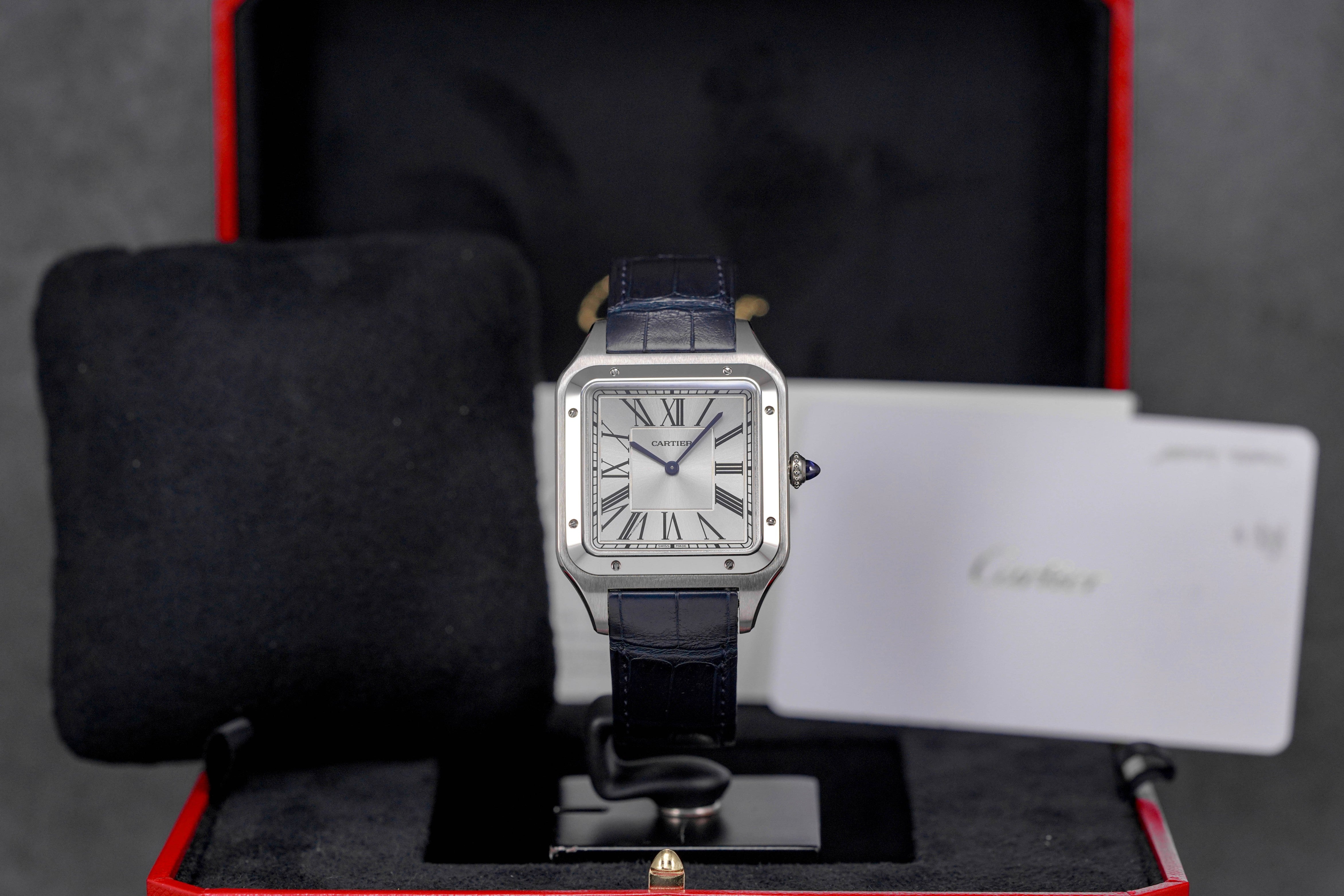 Harga Cartier Santos Dumont XL Silver Terbaru