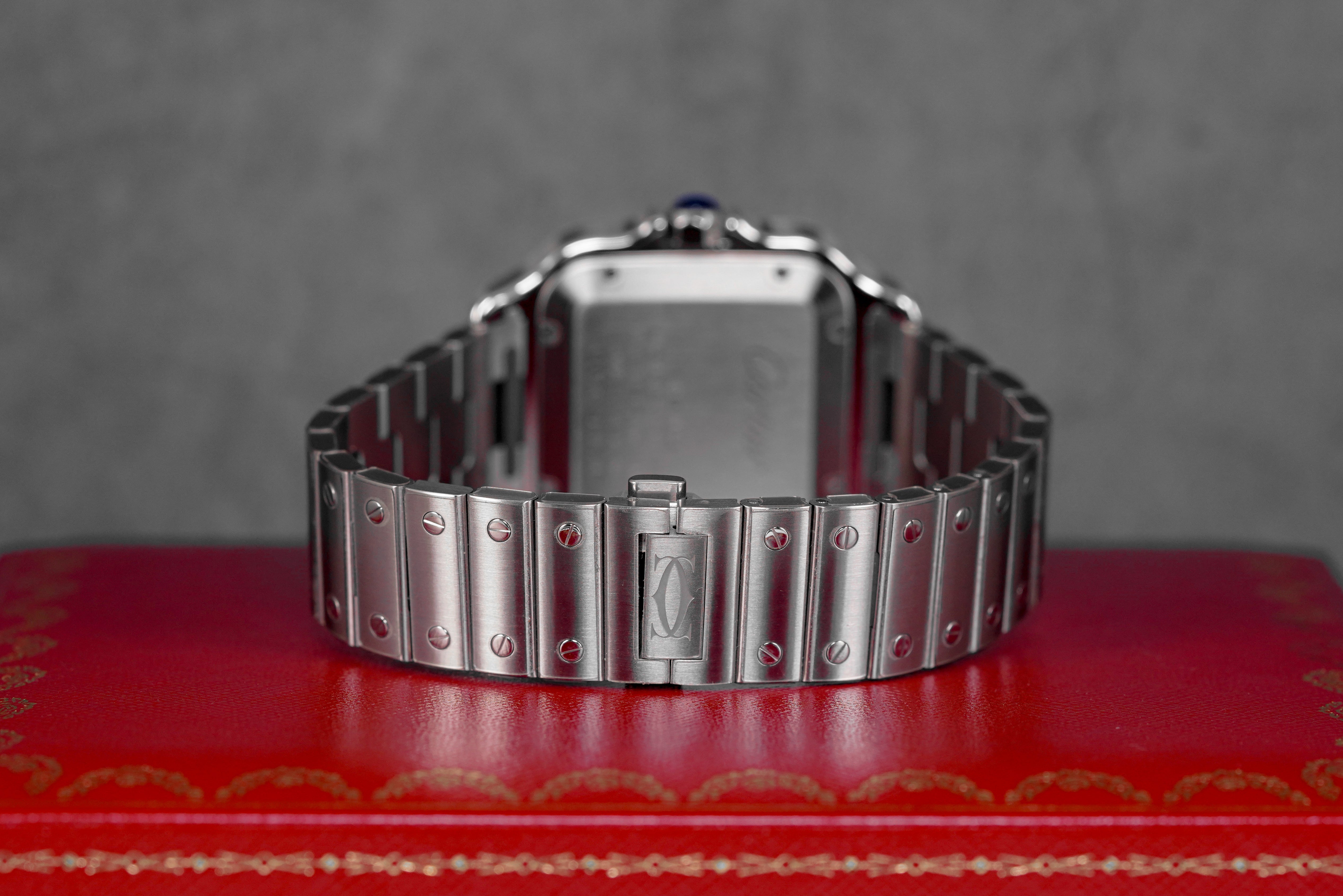 Harga Cartier Santos L Blue