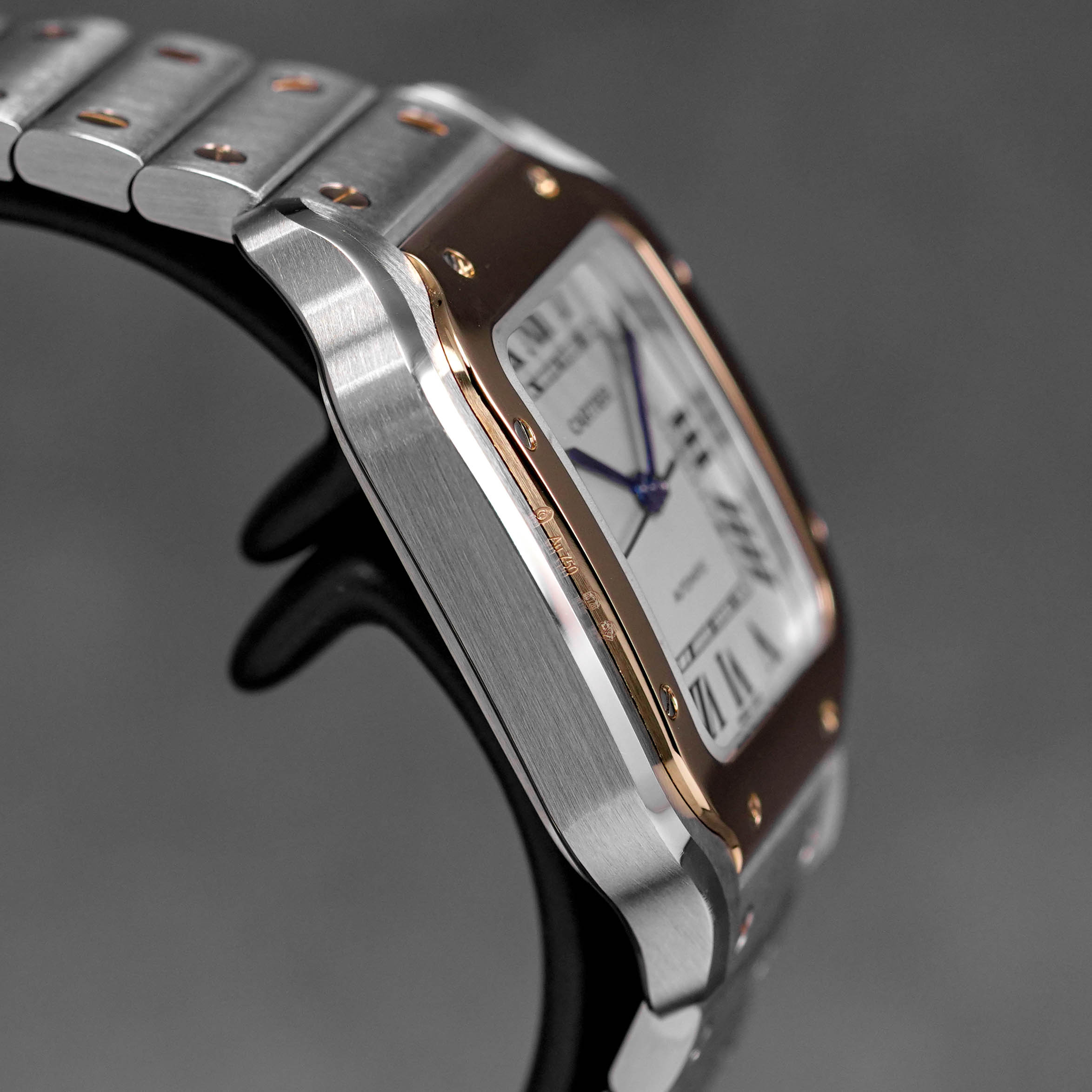 Harga Cartier Santos M Twotone Yellowgold Silver Terbaru