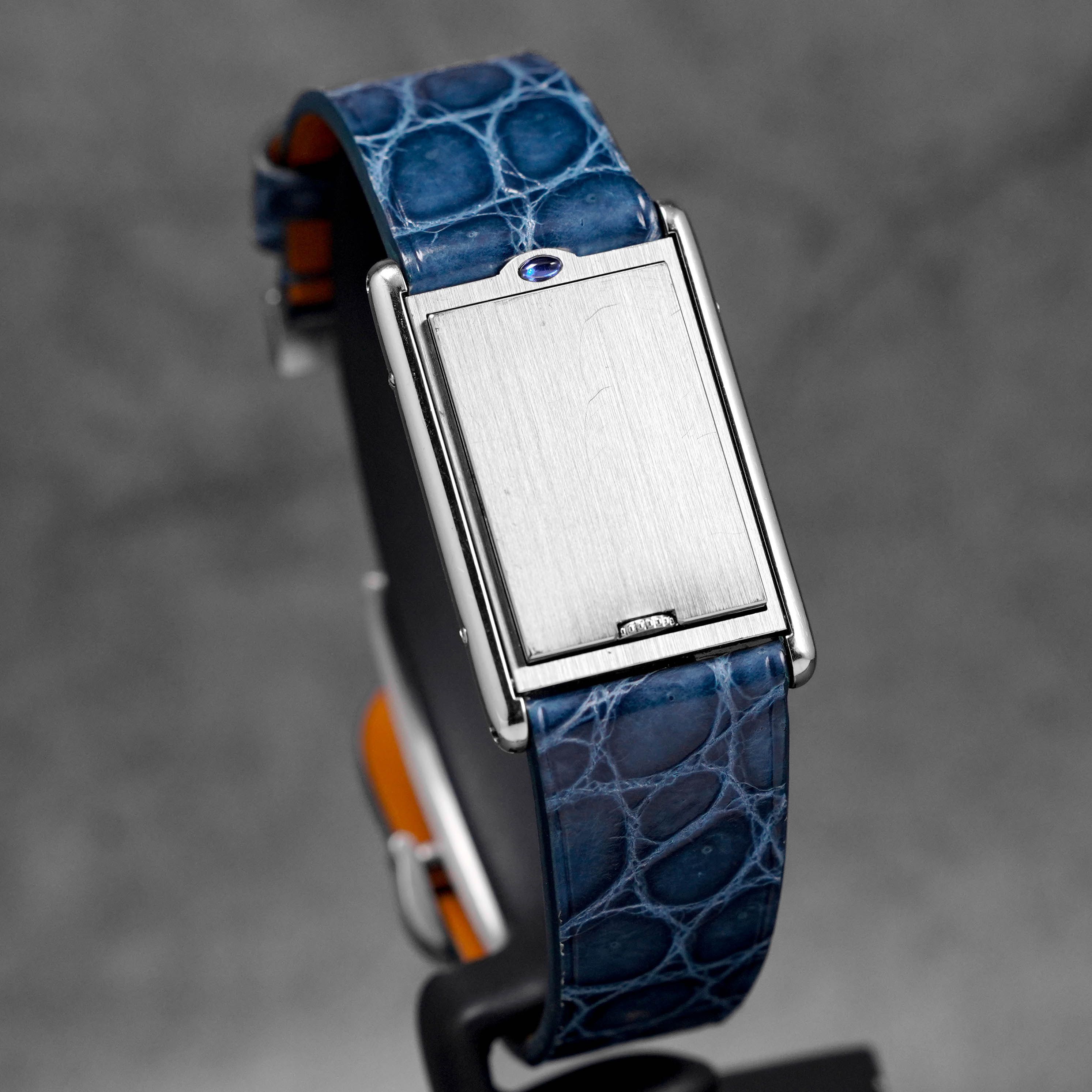 Harga Cartier Tank Basculante Mecanique Blue