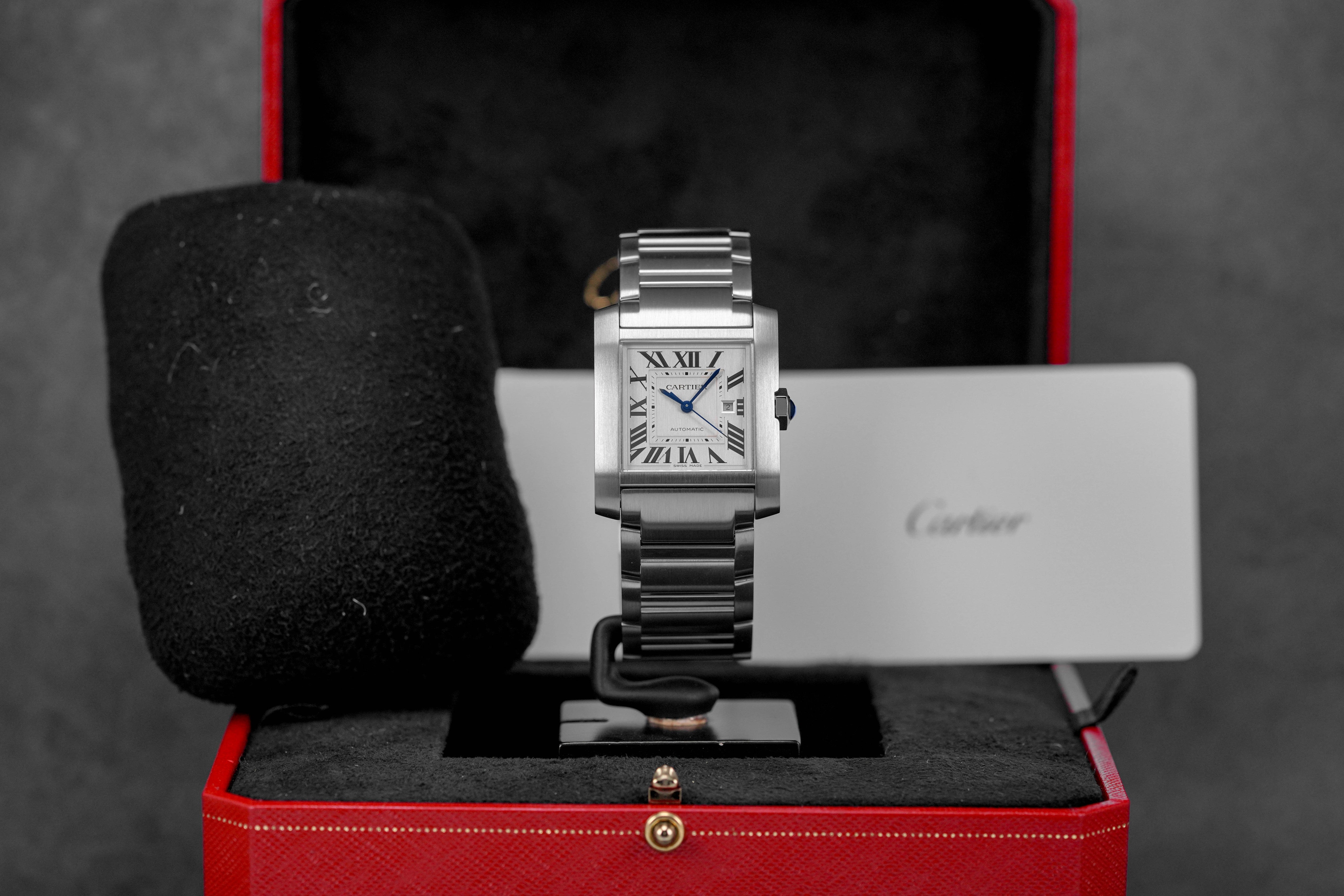 Harga Cartier Tank Francaise L Silver