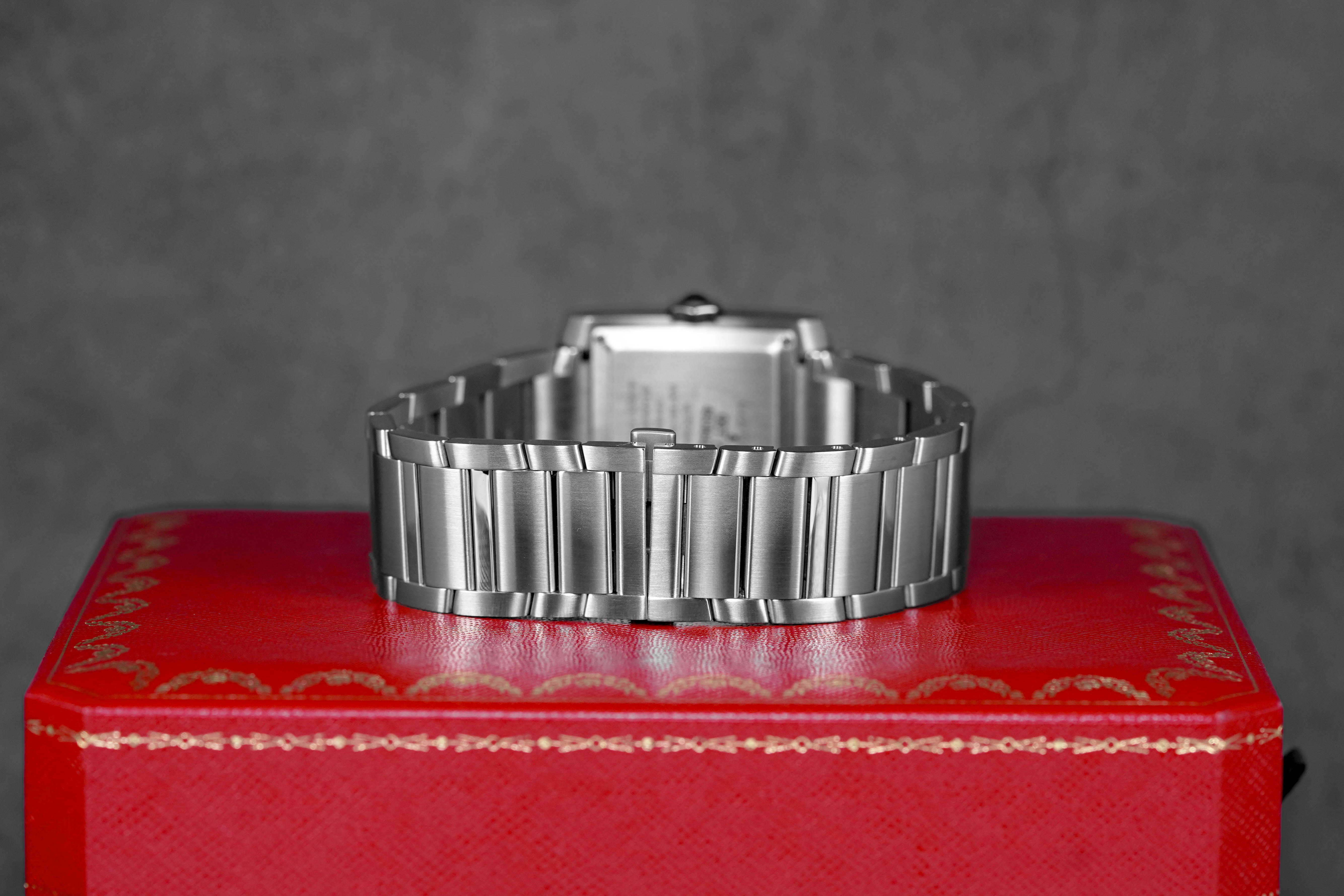 Harga Cartier Tank Francaise L Silver