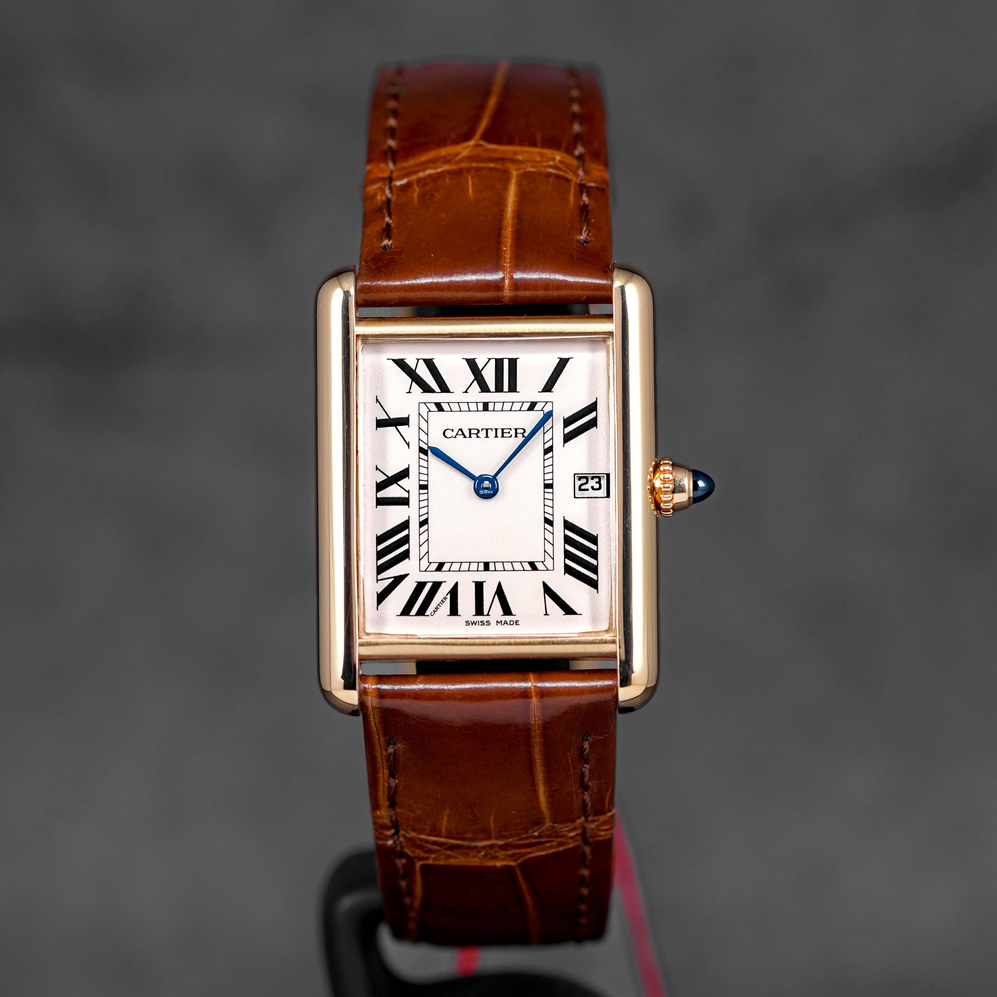 CARTIER TANK LOUIS CARTIER L YELLOWGOLD SILVER DIAL (2024) IDWX