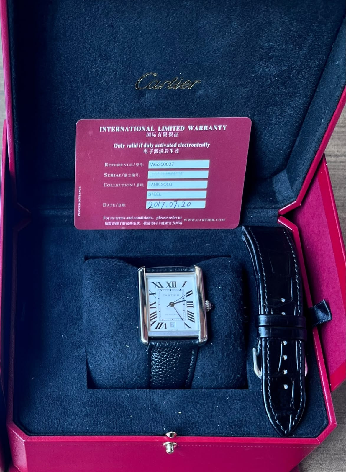 Cartier Tank Solo