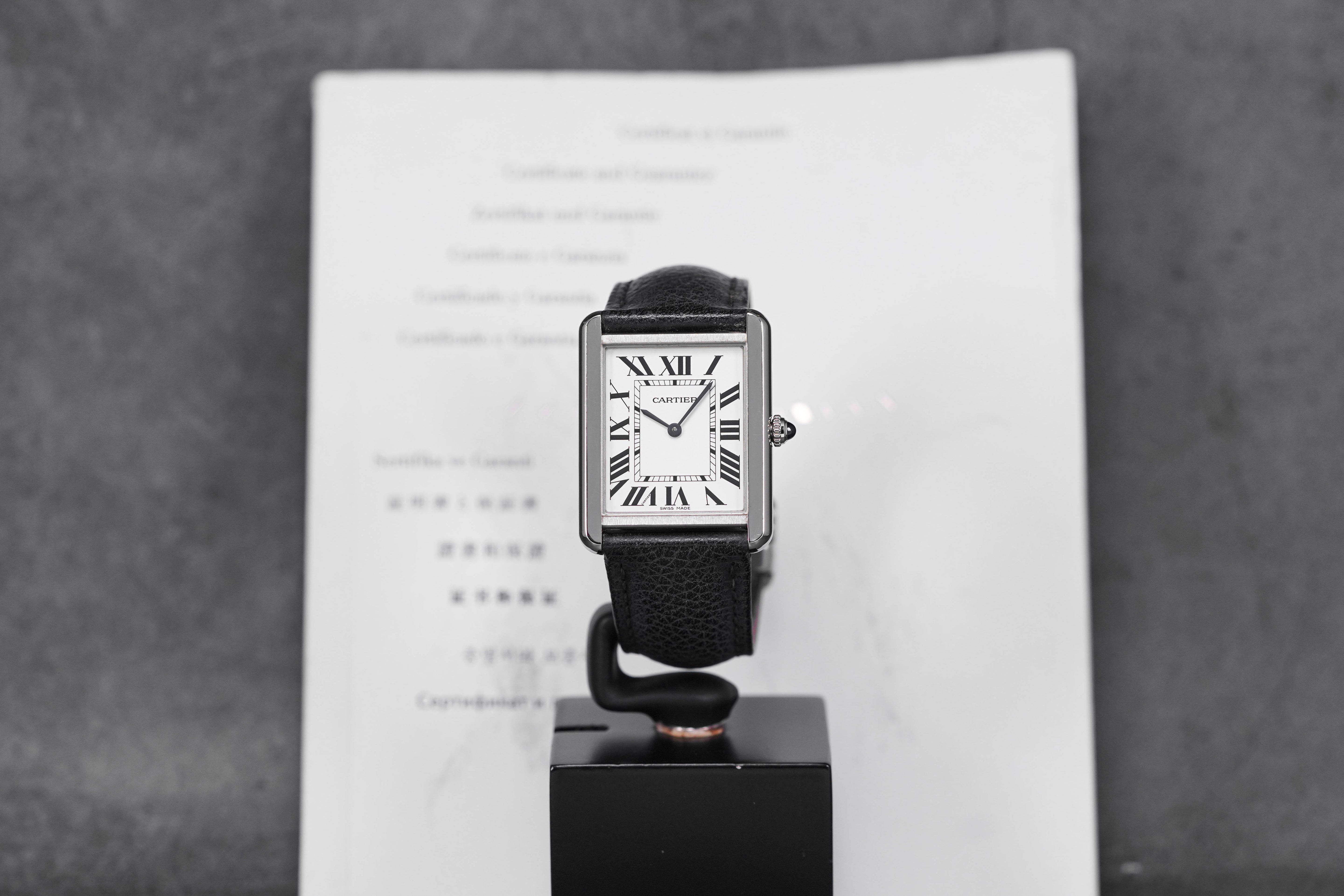 Harga Cartier Tank Solo L Silver