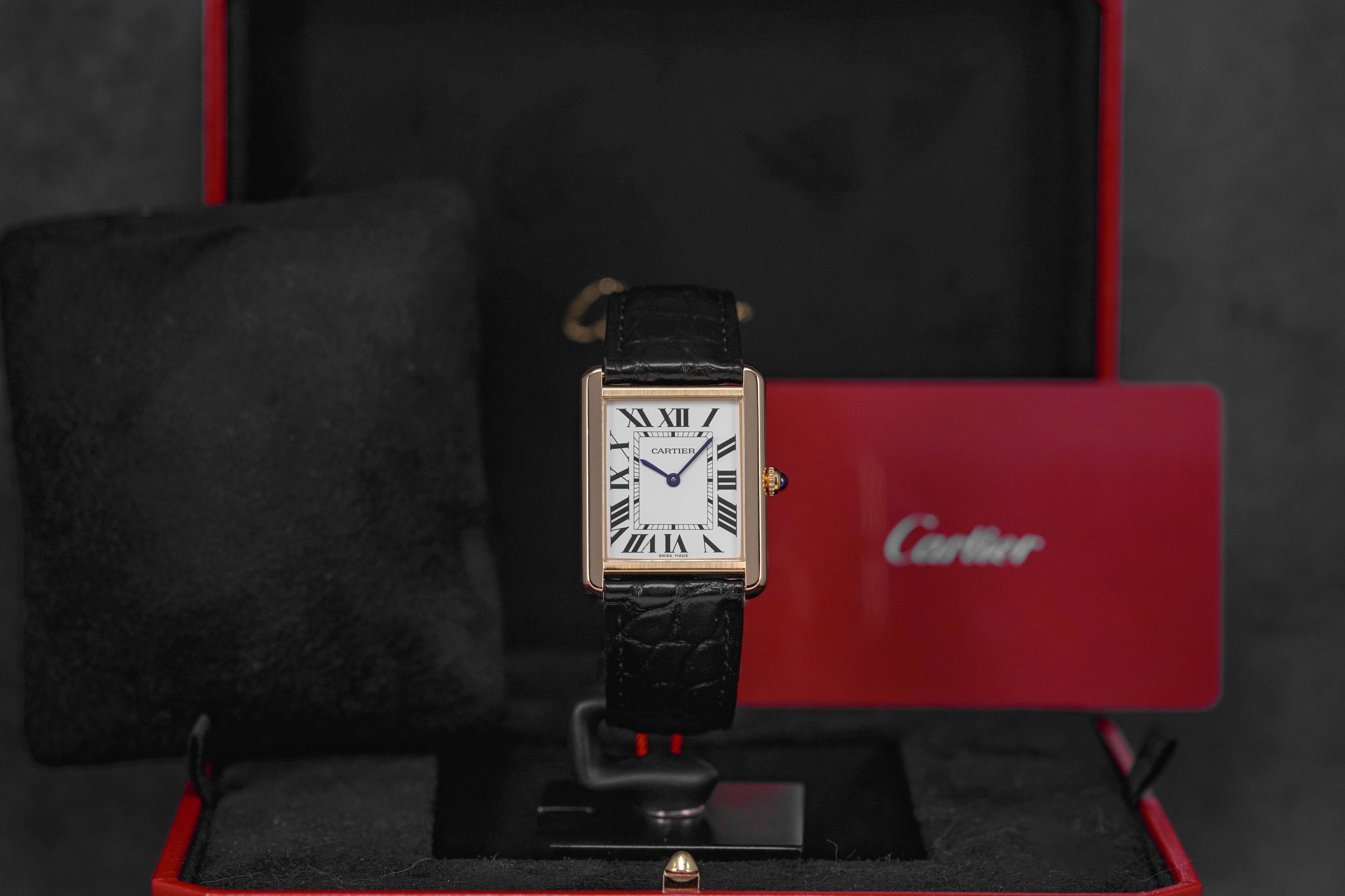 Harga Cartier Tank Solo L Yellowgold Silver