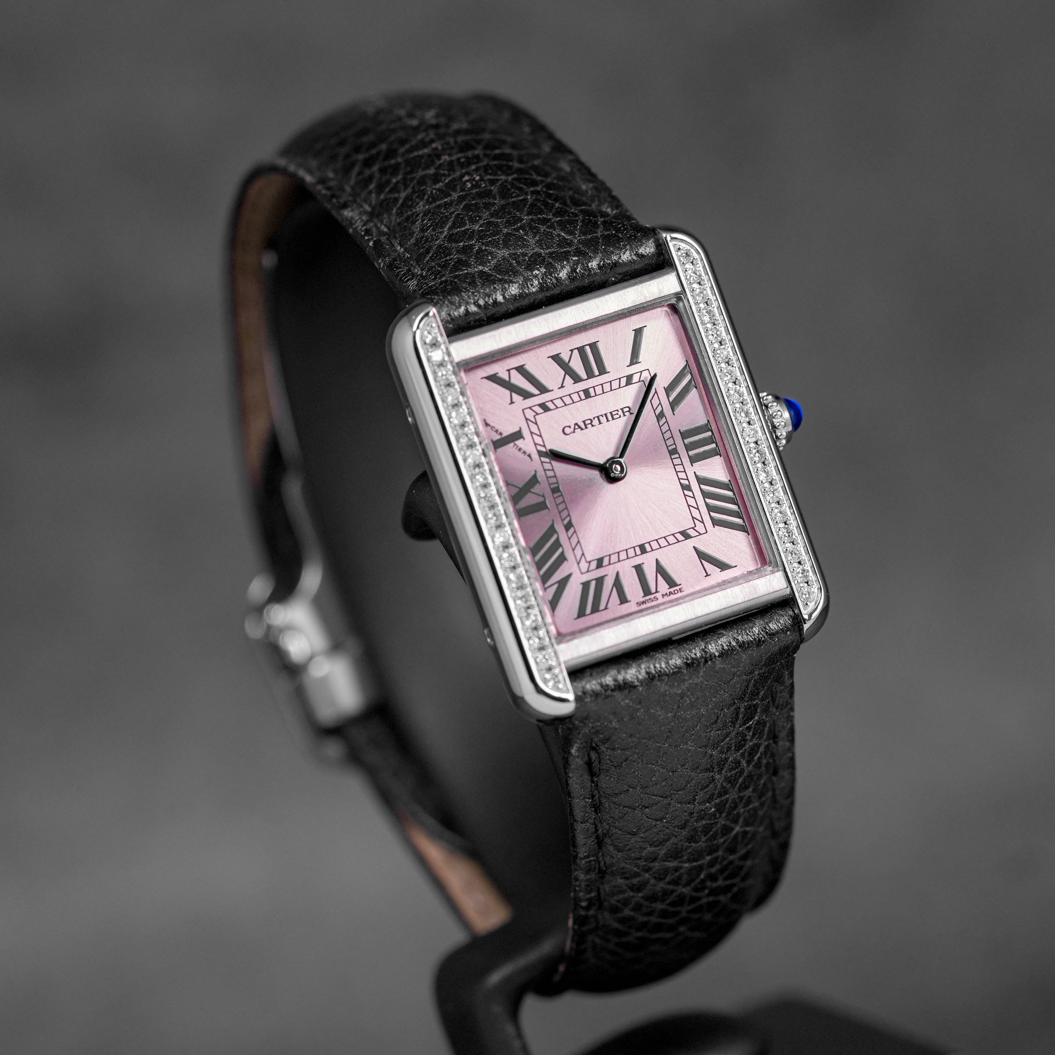 Harga Cartier Tank Solo S Pink Diamond