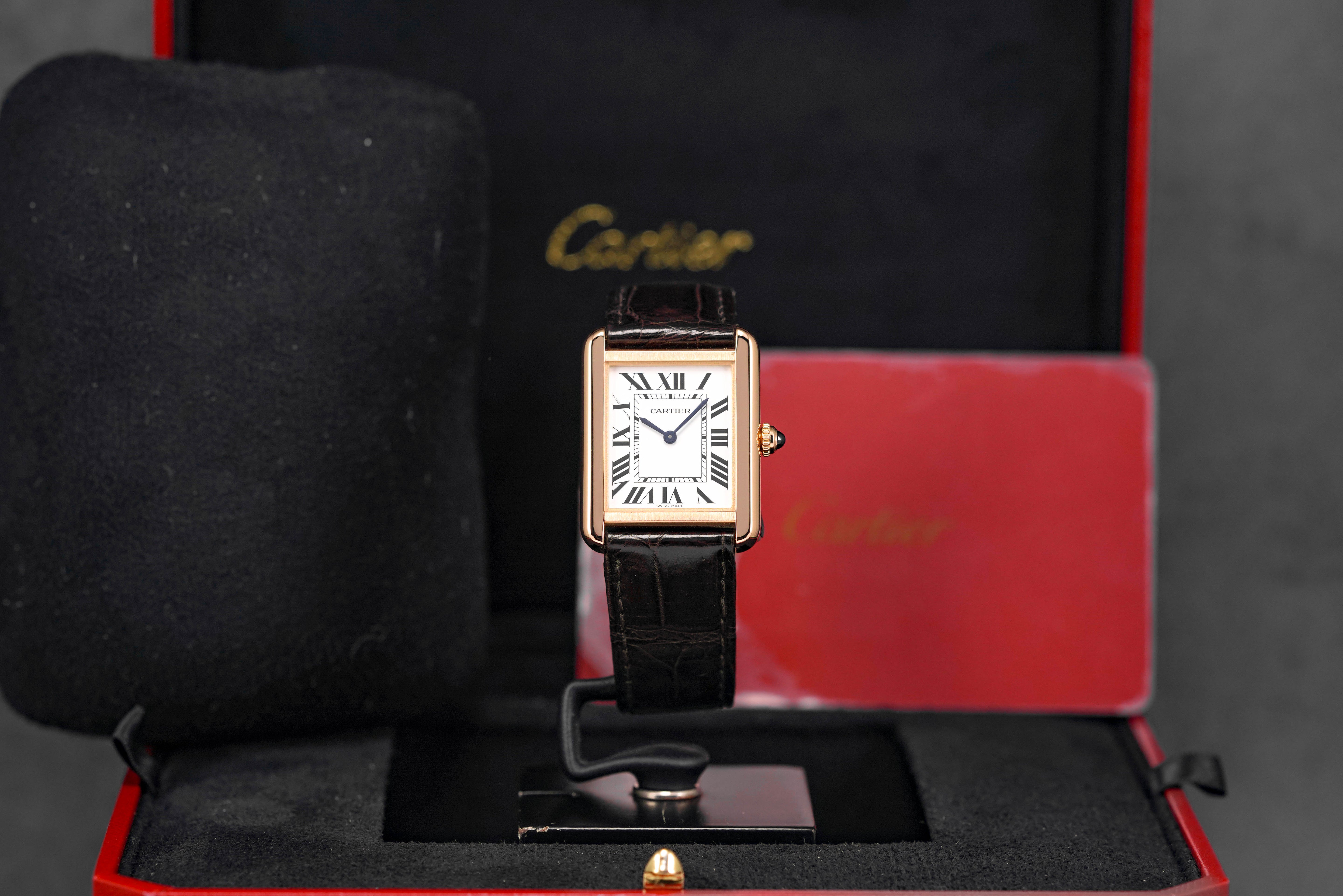 Harga Cartier Tank Solo S Rosegold Silver