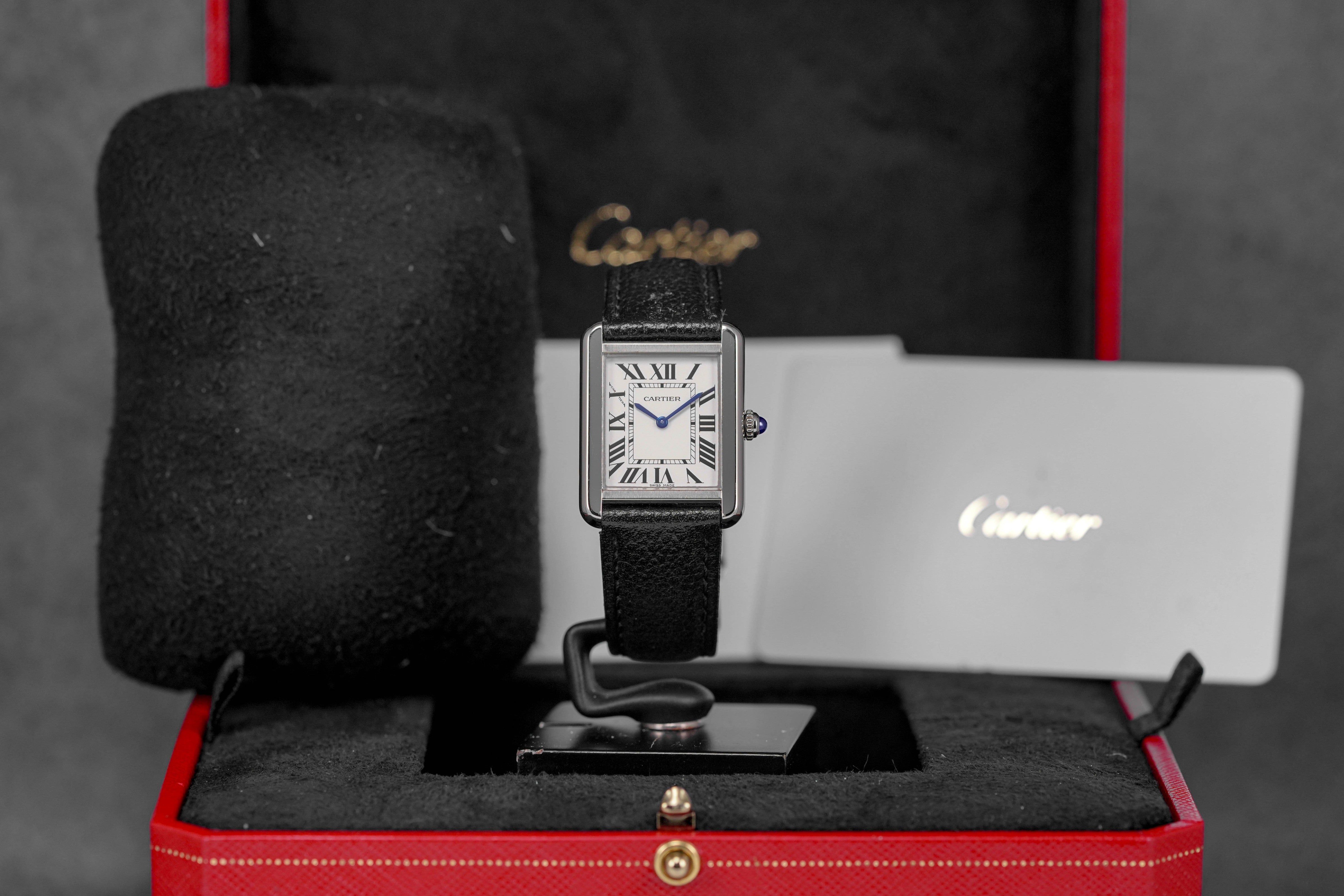 Harga Cartier Tank Solo S Silver