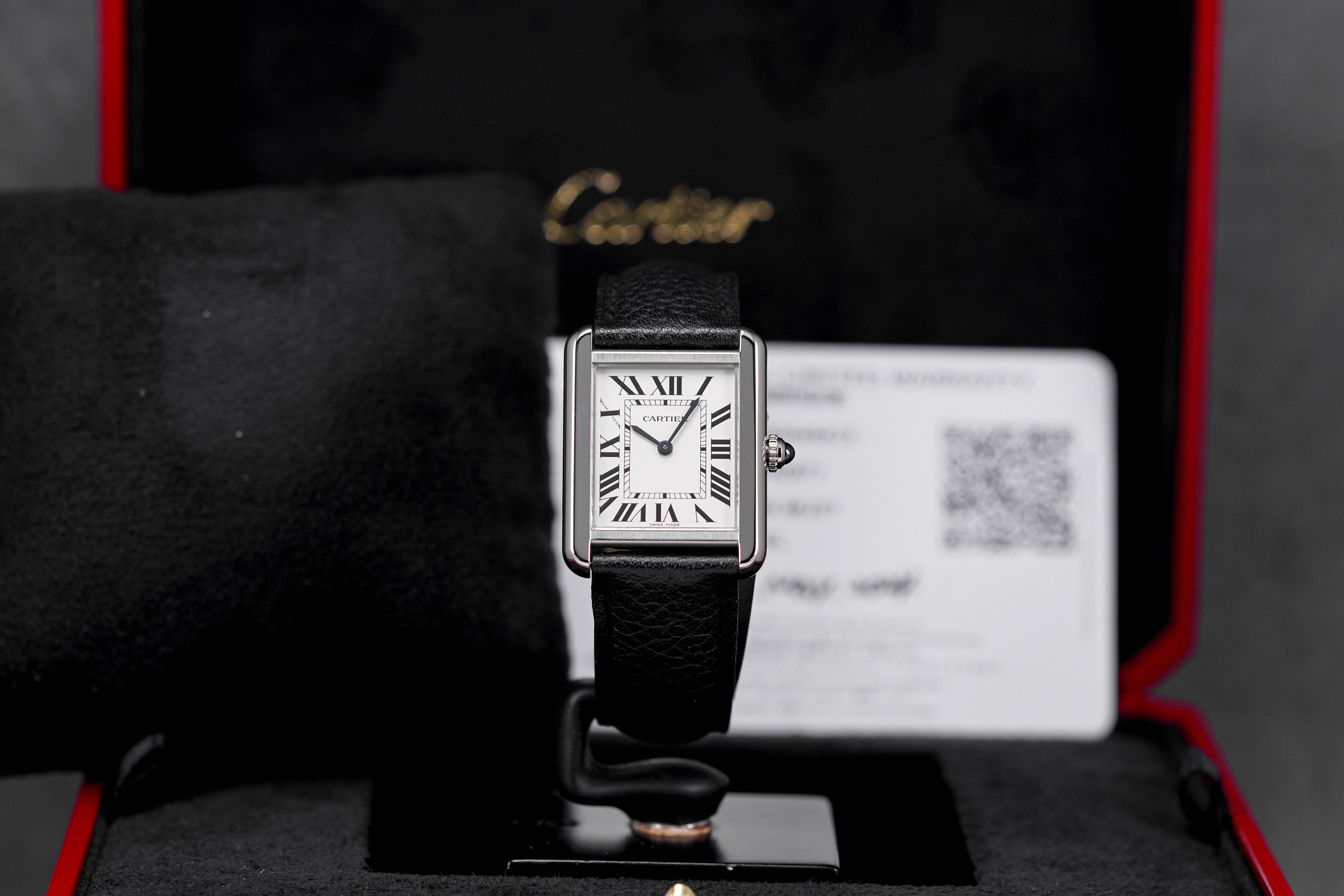 Harga Cartier Tank Solo S Silver