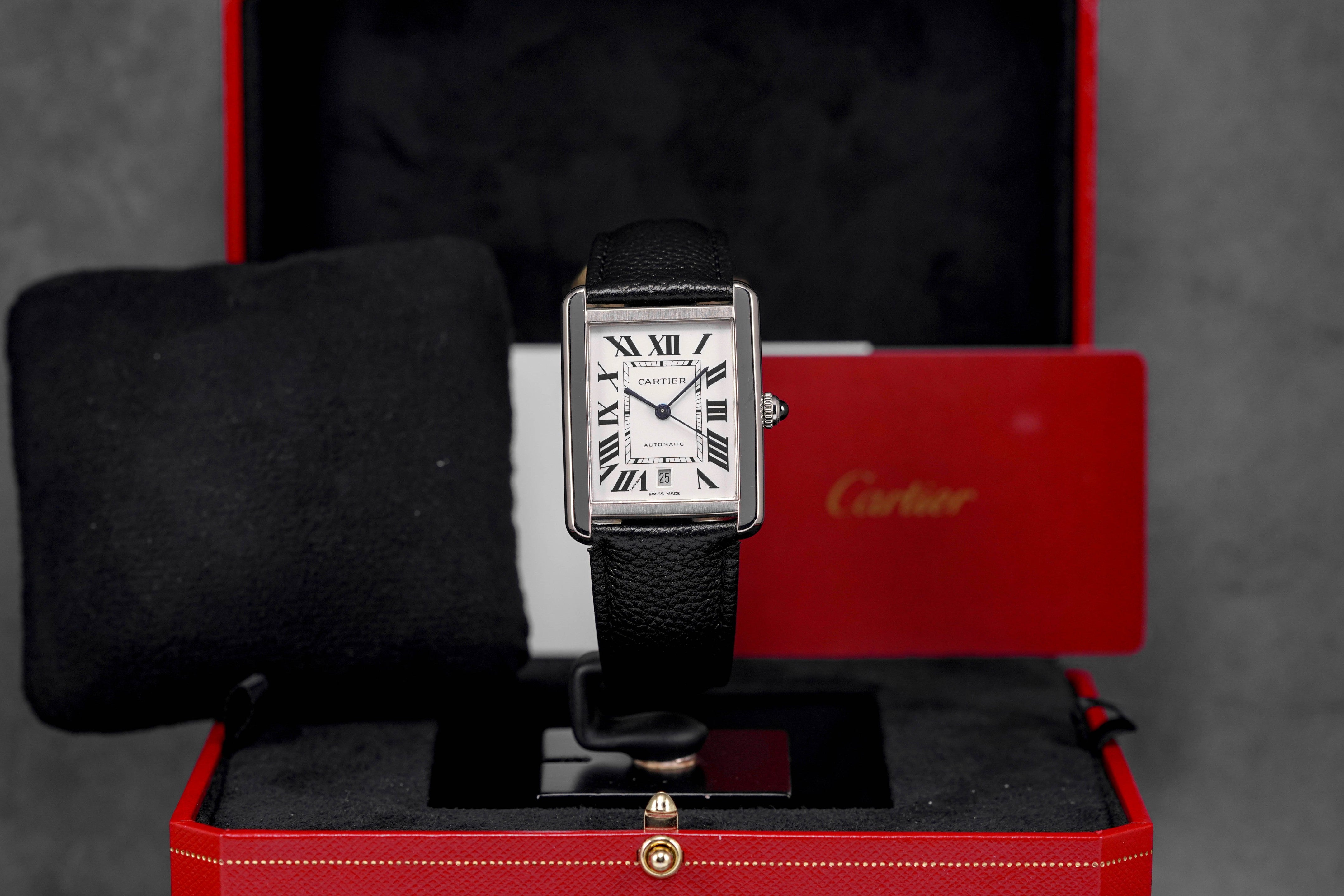 Harga Cartier Tank Solo XL Silver