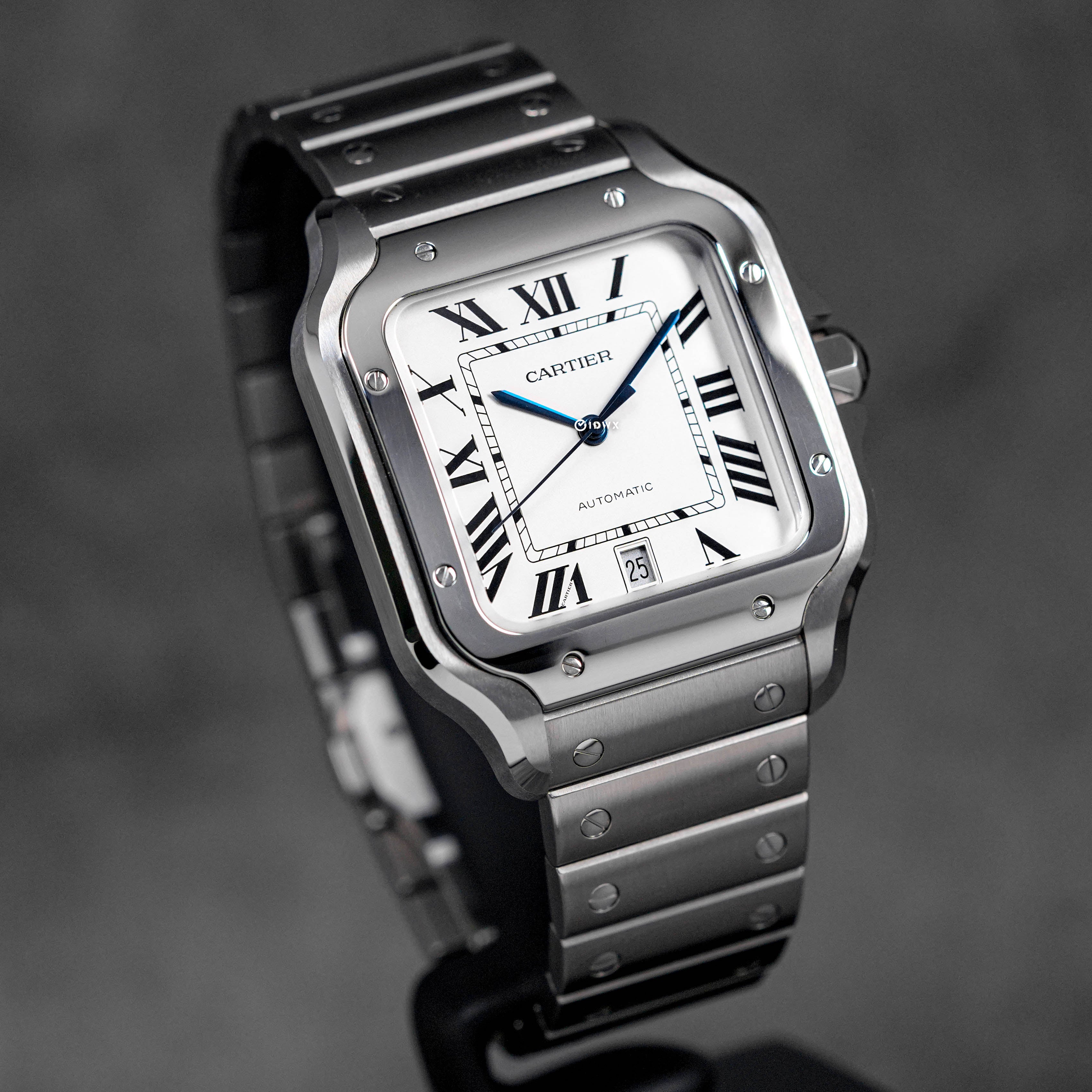 SANTOS DE CARTIER L WHITE DIAL (2023)