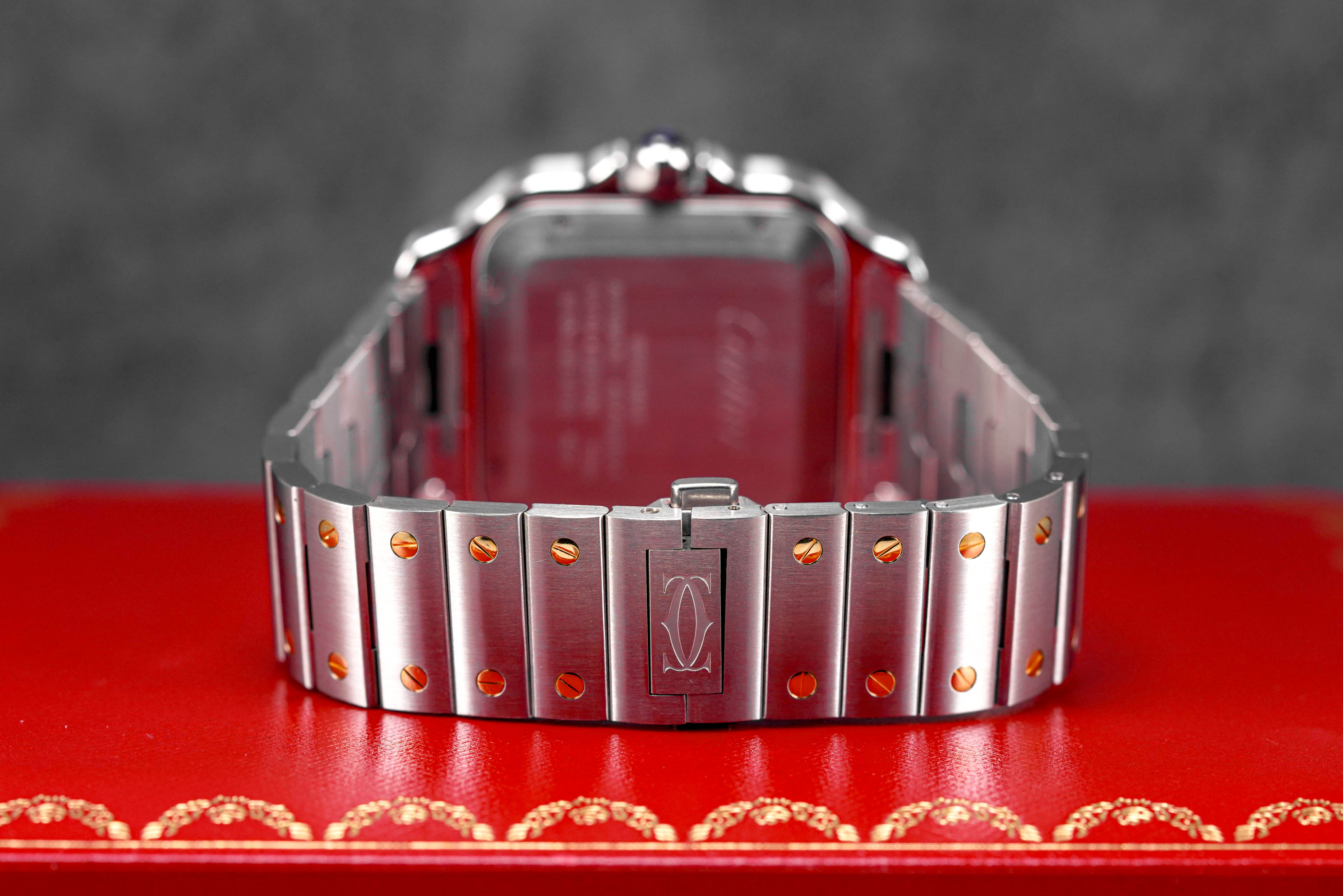 Santos de Cartier 40mm Diamond Paved Dial with Arabic