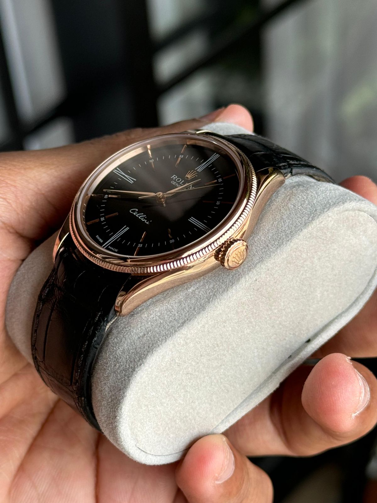 CELLINI TIME 39MM ROSEGOLD BLACK DIAL (CIRCA 2016)