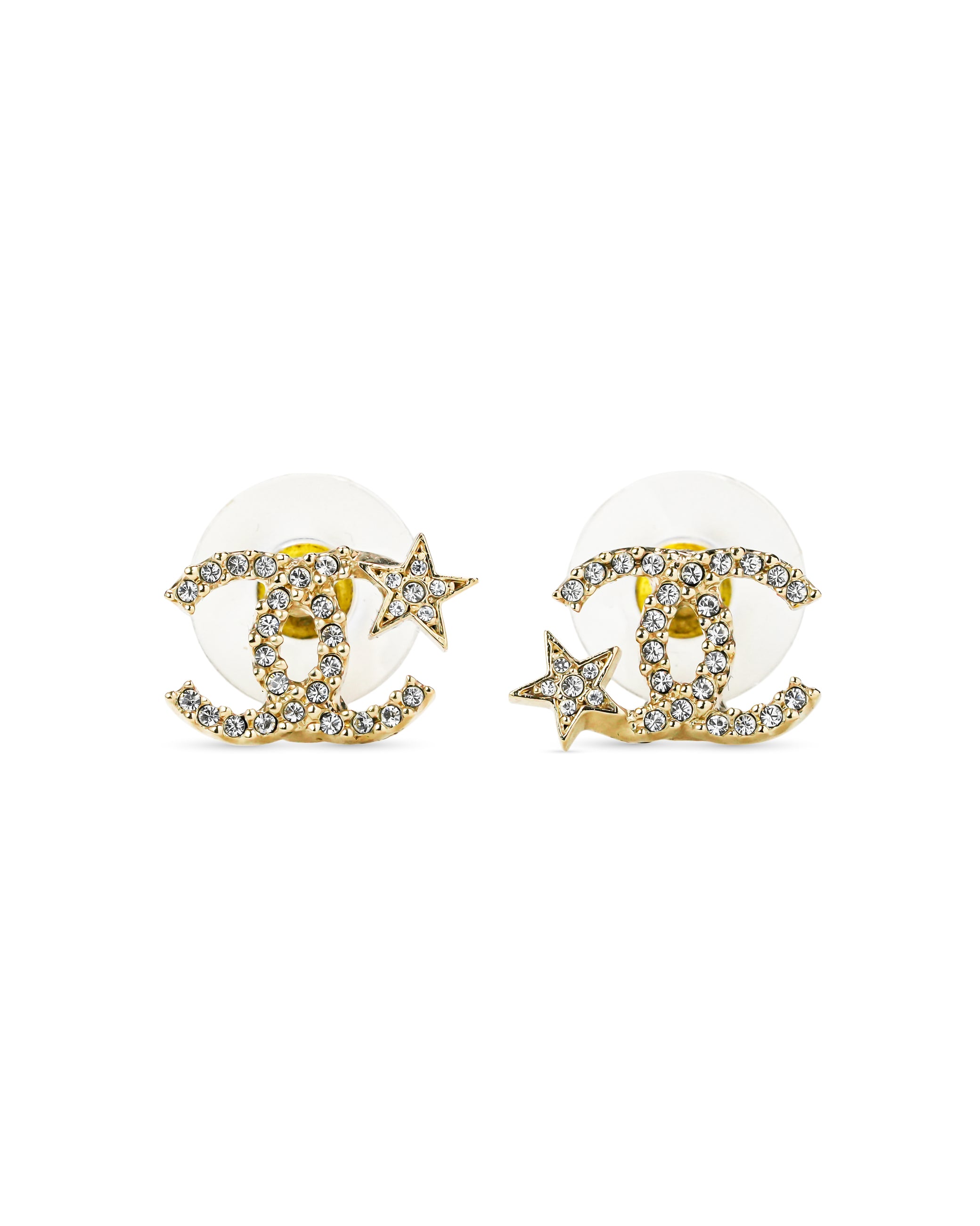 CC EARRINGS C22S STAR DIAMOND STUD