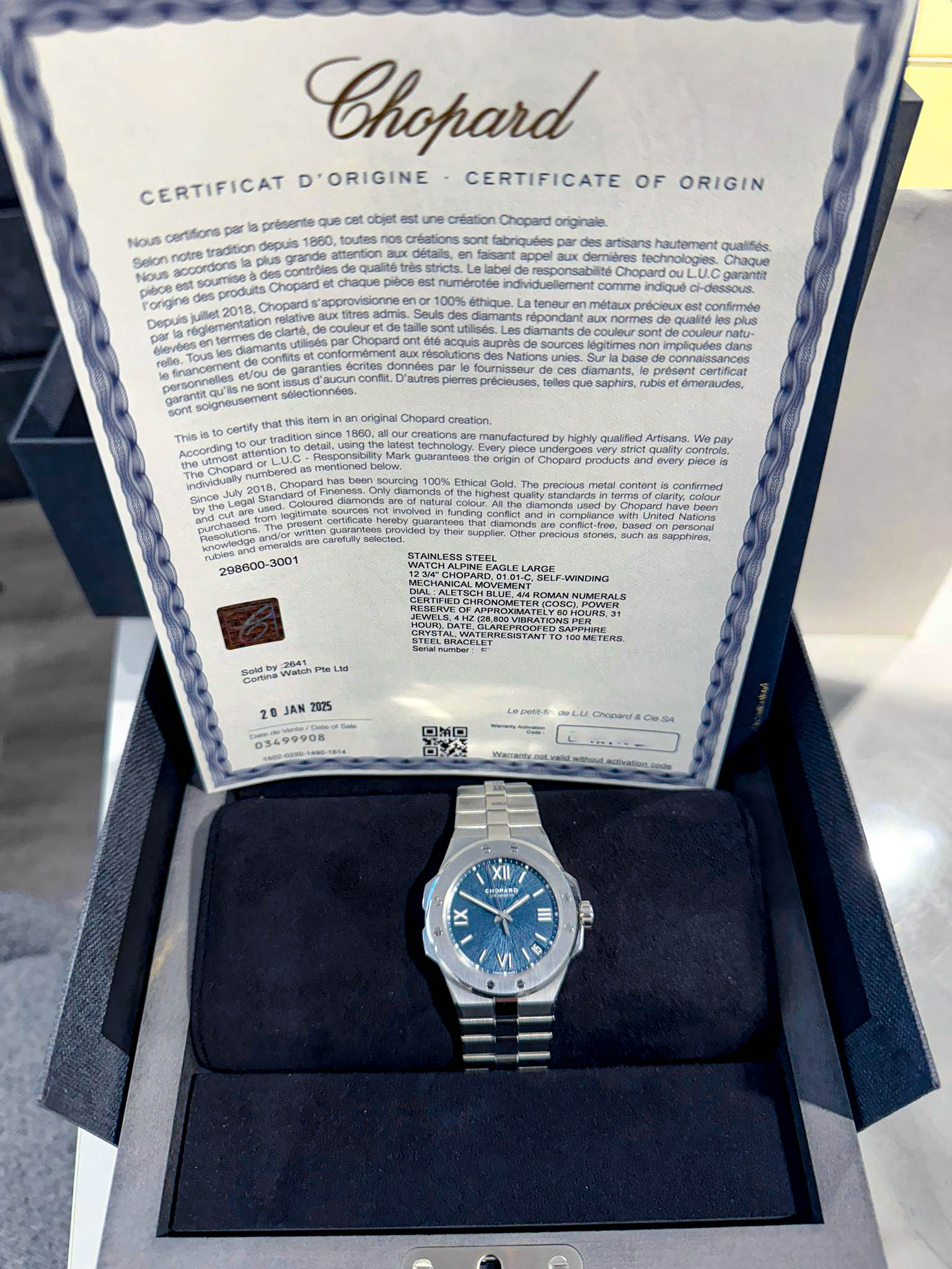 ALPINE EAGLE LARGE BLUE DIAL (2025)