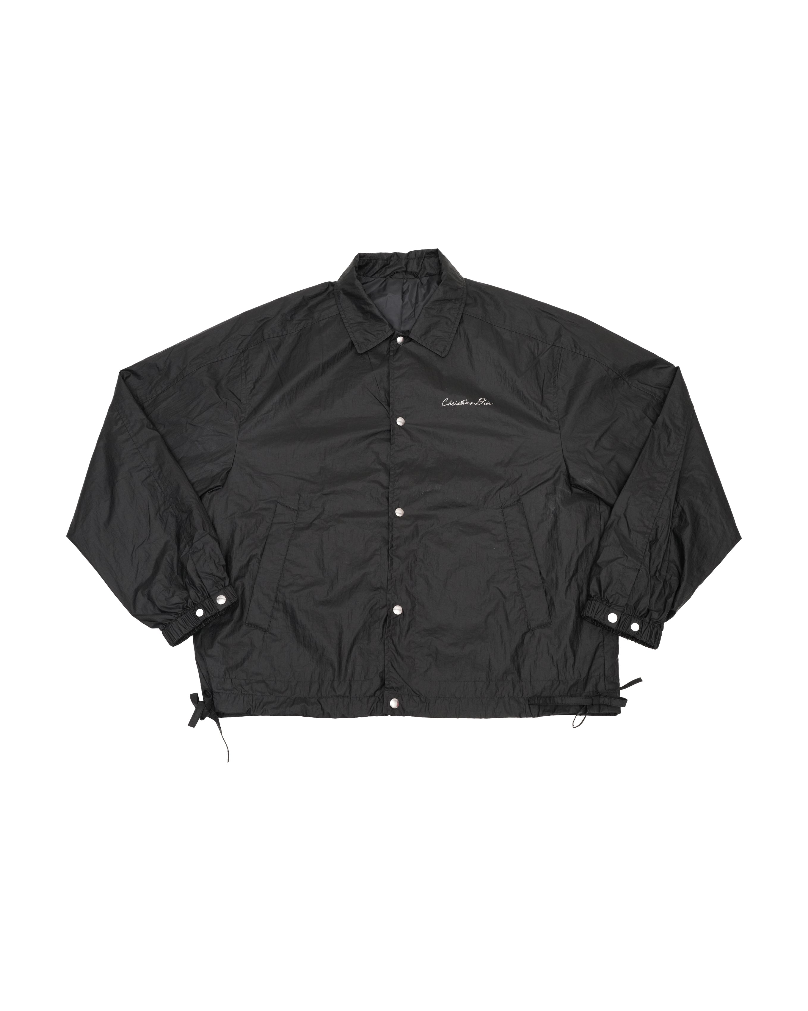 BLOUSON JACKET BLACK TECHNICAL FABRIC