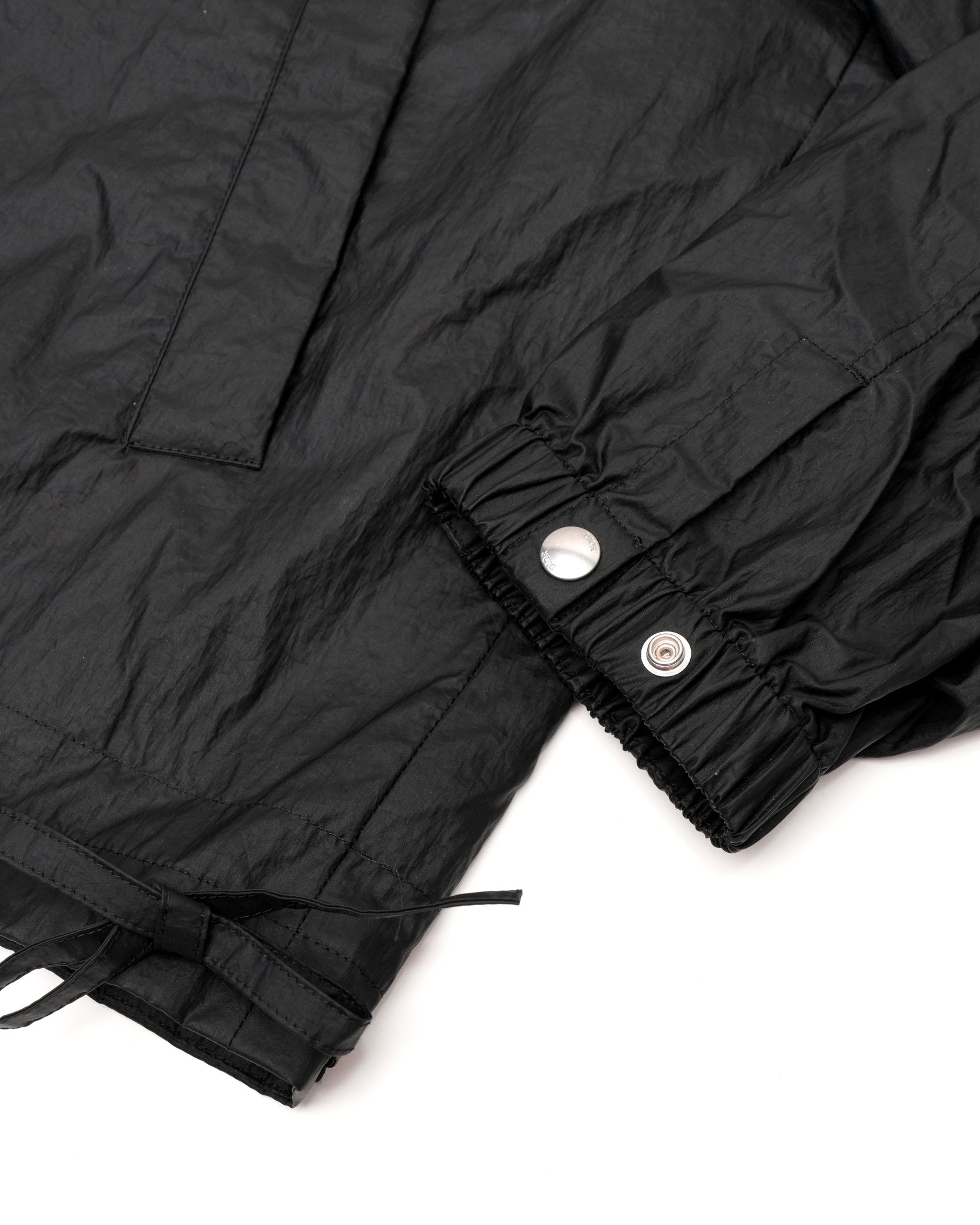 BLOUSON JACKET BLACK TECHNICAL FABRIC