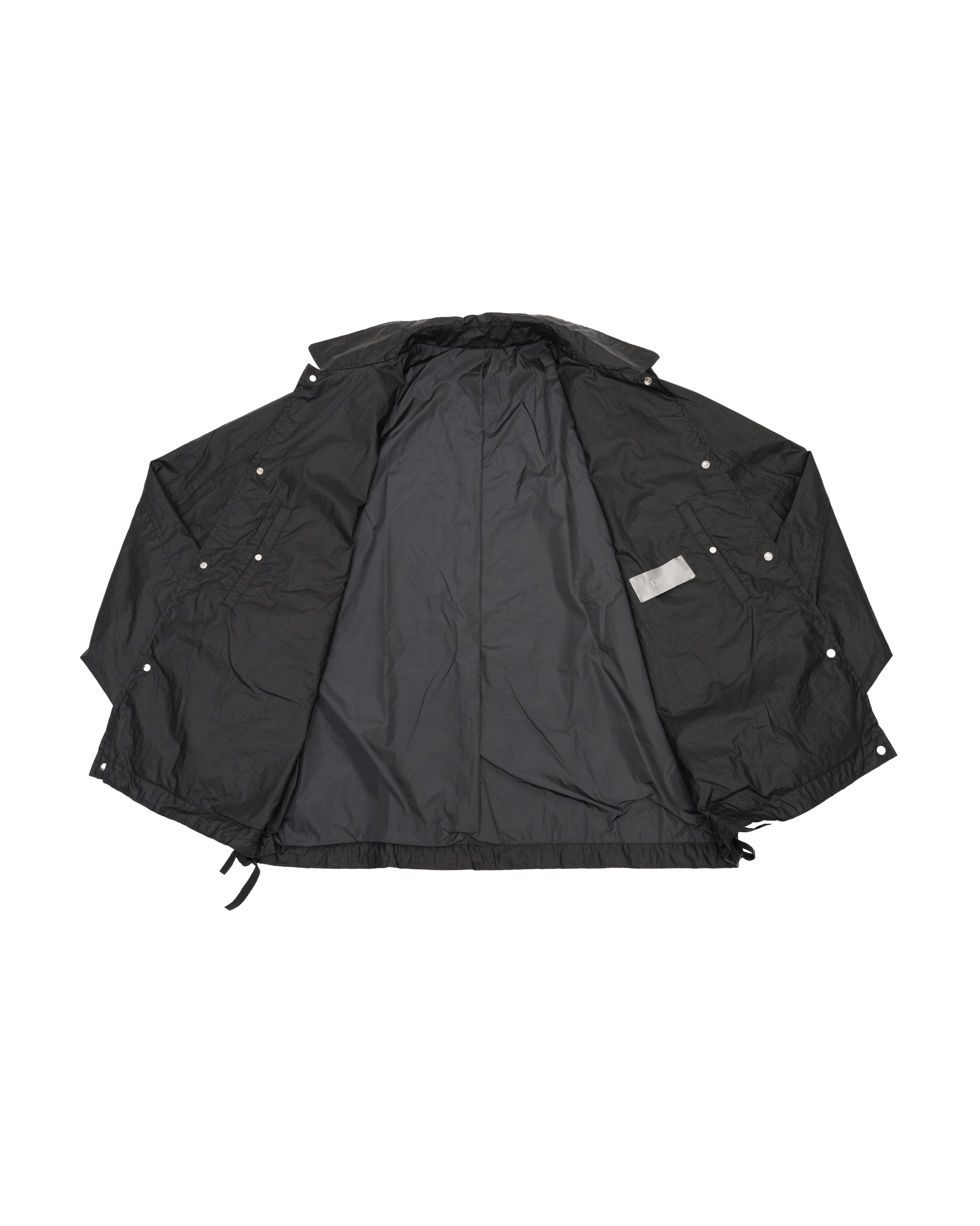 BLOUSON JACKET BLACK TECHNICAL FABRIC