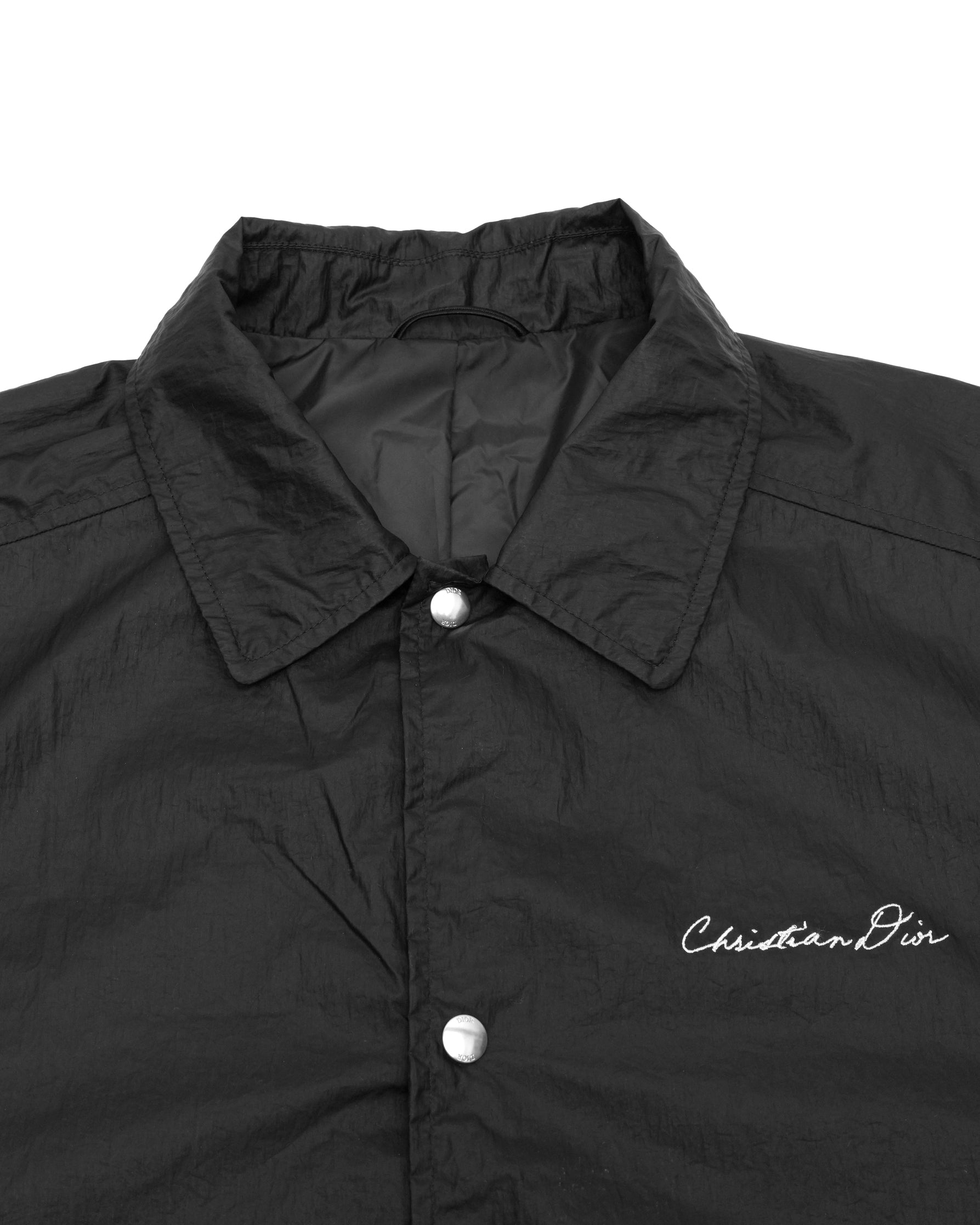 BLOUSON JACKET BLACK TECHNICAL FABRIC