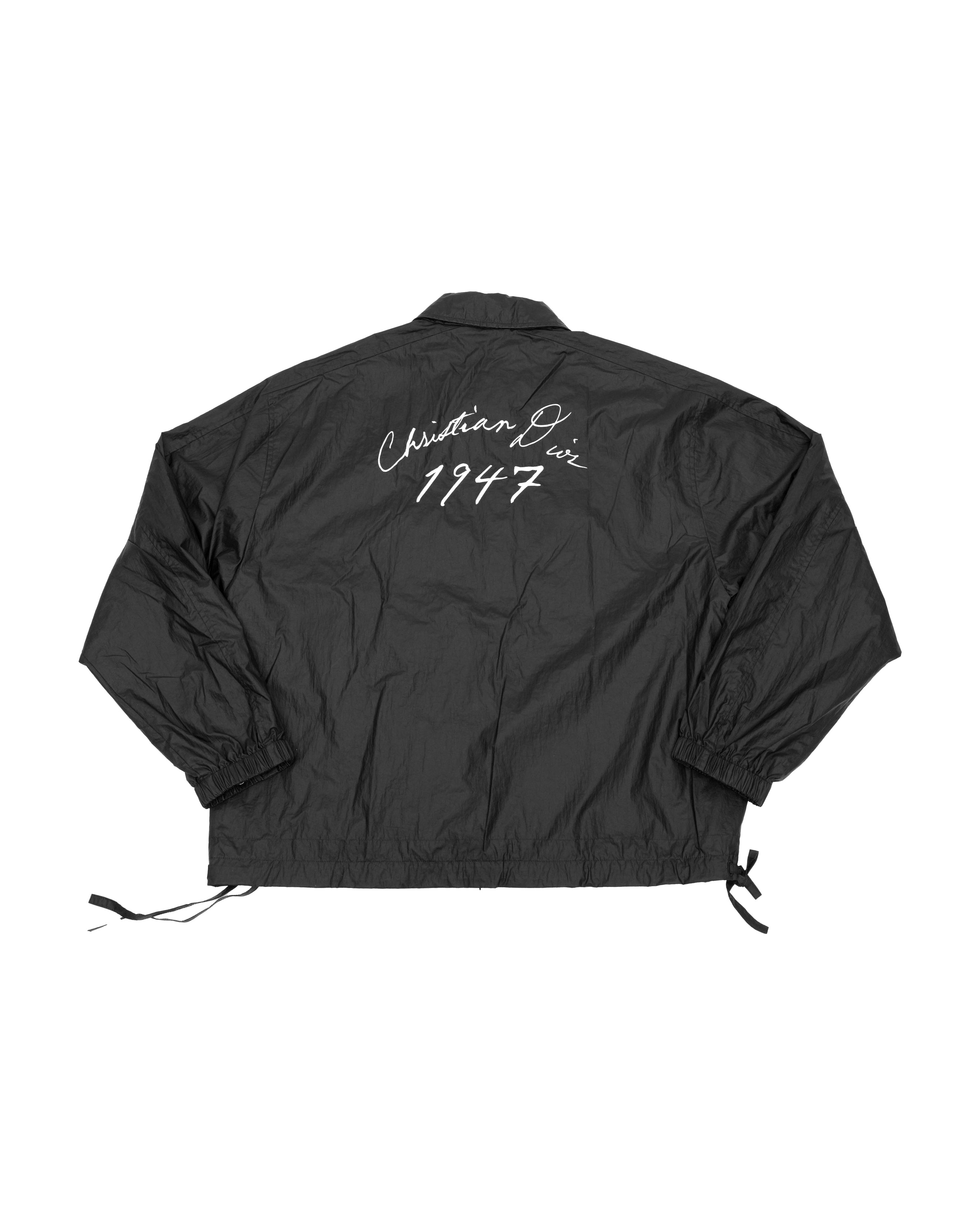 BLOUSON JACKET BLACK TECHNICAL FABRIC