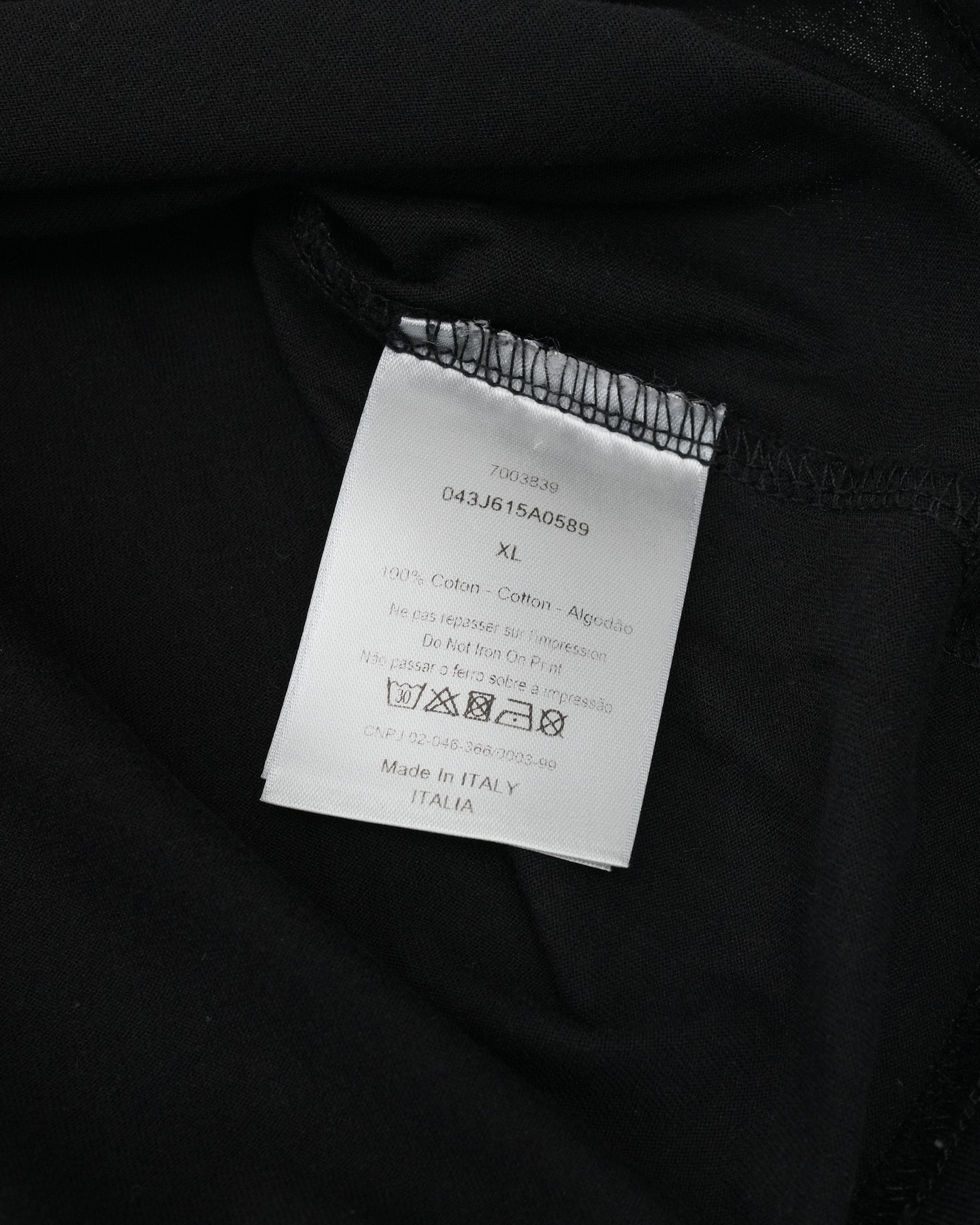 ATELIER LOGO COTTON T-SHIRT BLACK 21SS