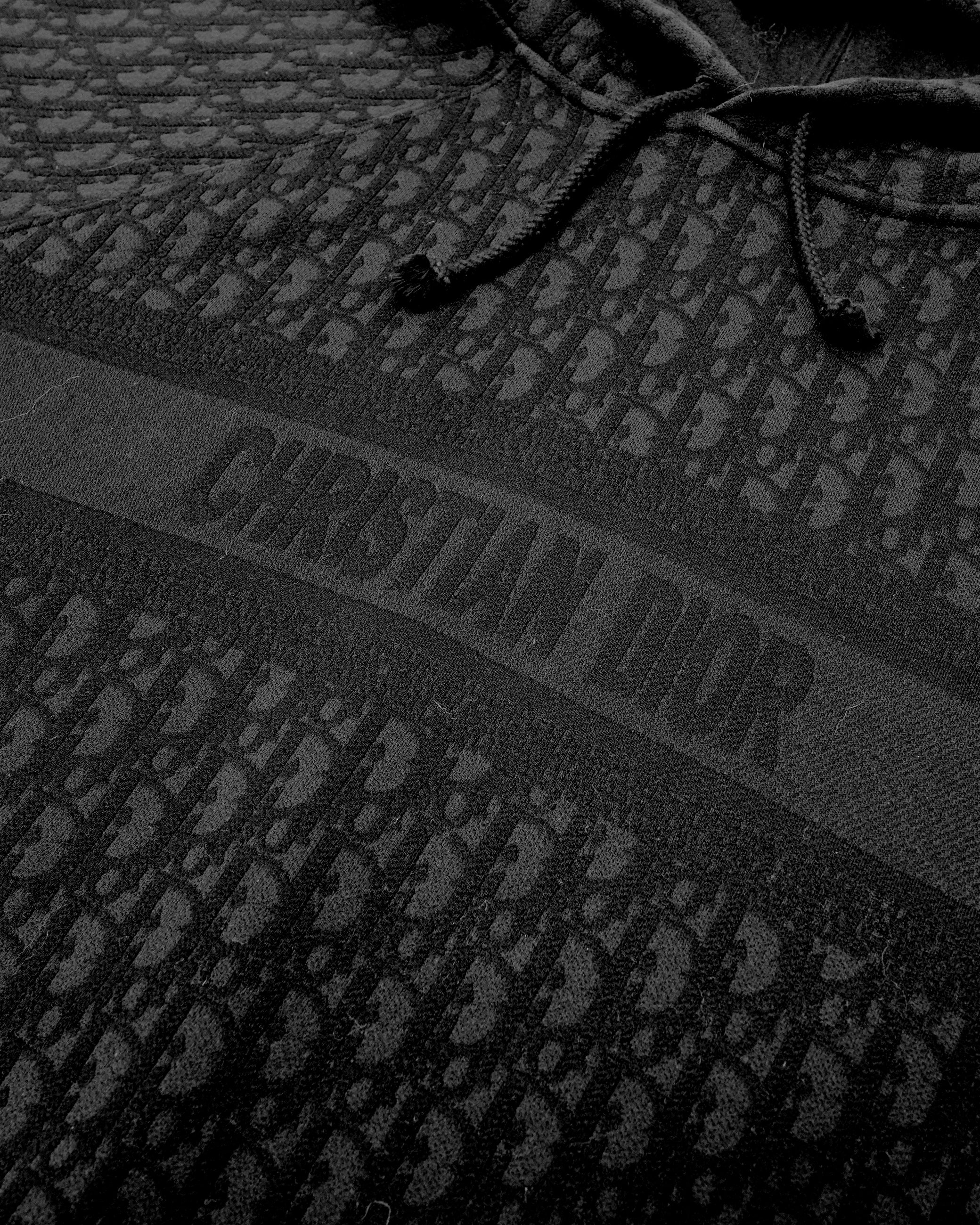 OBLIQUE HOODIE BLACK – SHORT SLEEVED