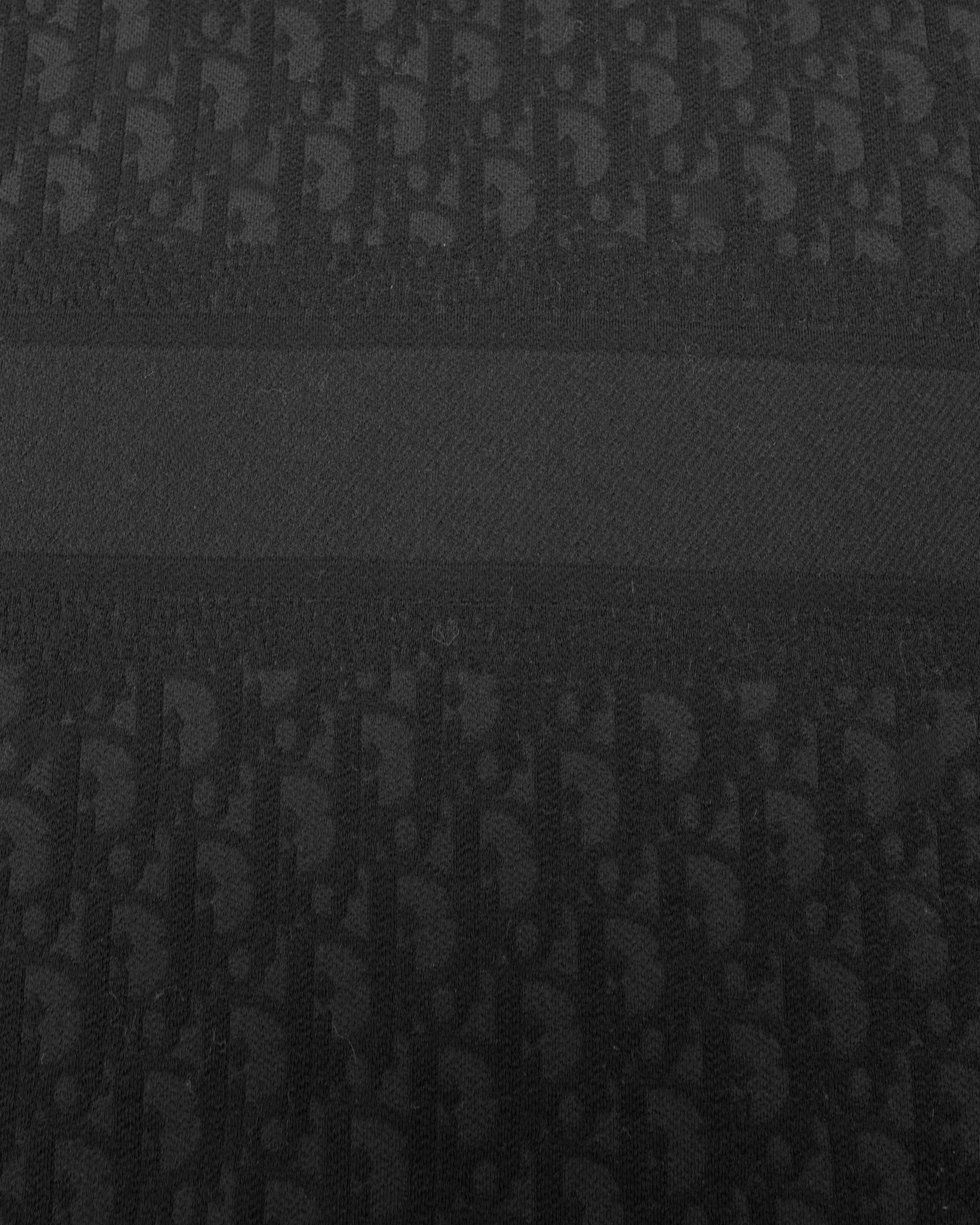 OBLIQUE HOODIE BLACK – SHORT SLEEVED