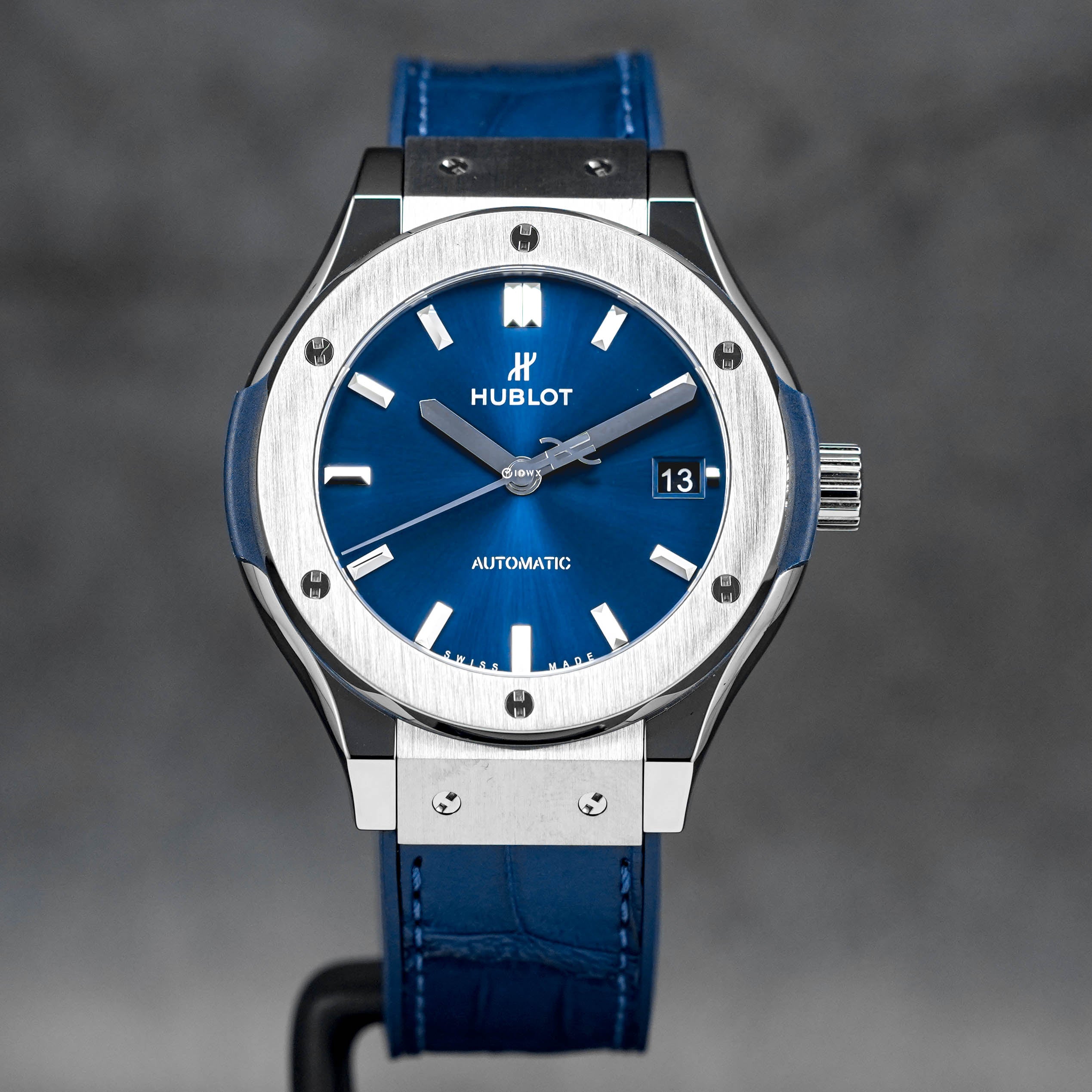 HUBLOT CLASSIC FUSION 38MM TITANIUM BLUE (2021) - IDWX