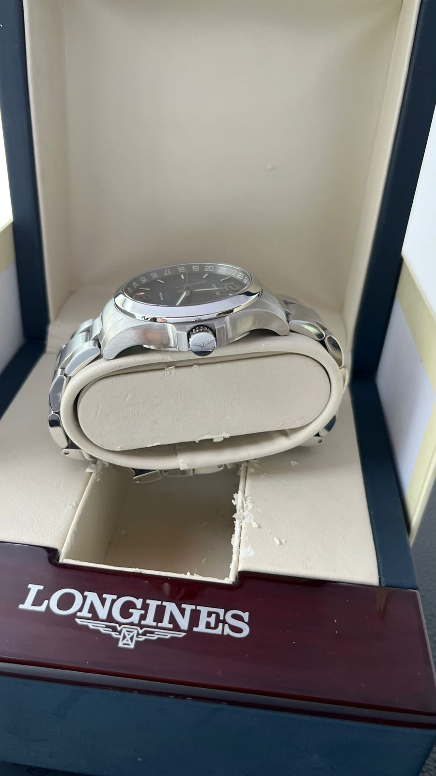 CONQUEST V.H.P GMT STEEL BLUE DIAL 41MM (2019)