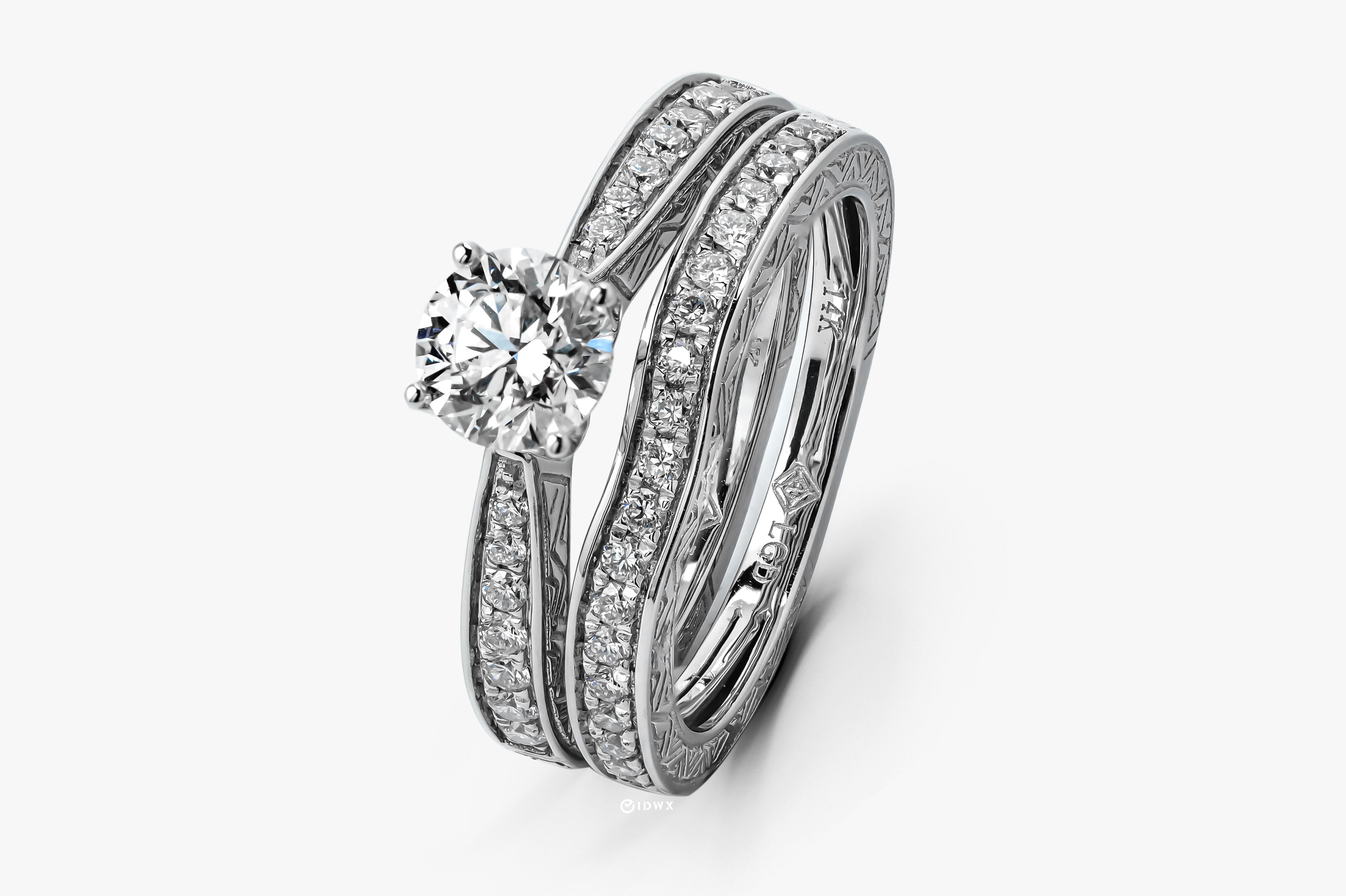 0.75CT ROUND BRILLIANT WHITEGOLD JOY ENGAGEMENT RING