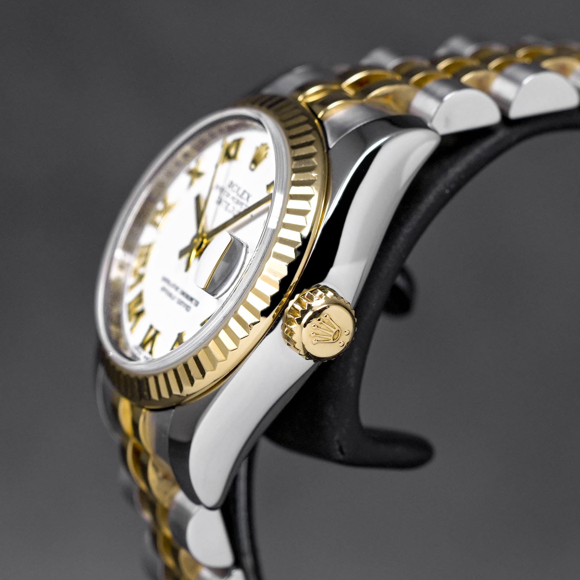 DATEJUST 26MM TWOTONE YELLOWGOLD WHITE ROMAN DIAL (2013)