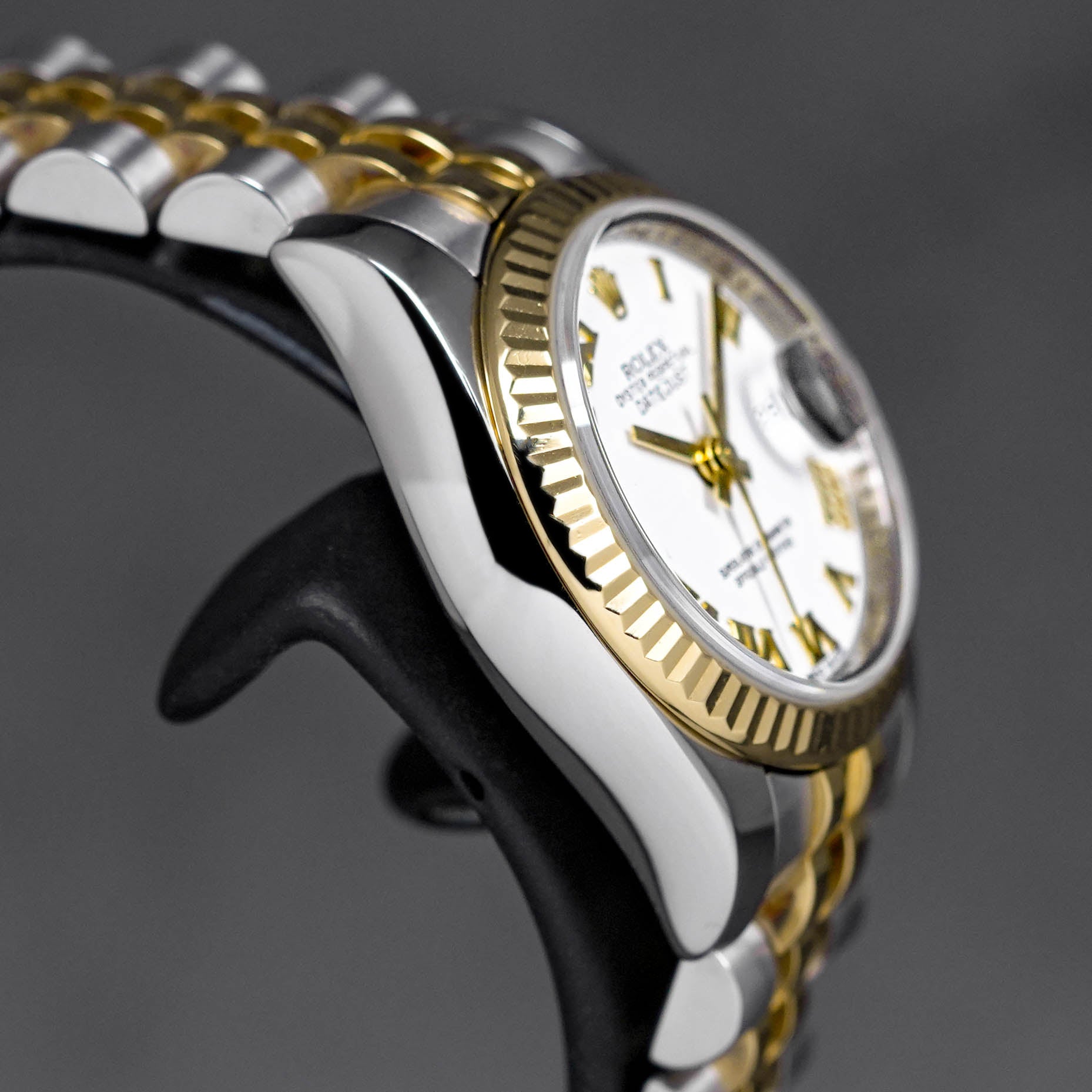 DATEJUST 26MM TWOTONE YELLOWGOLD WHITE ROMAN DIAL (2013)