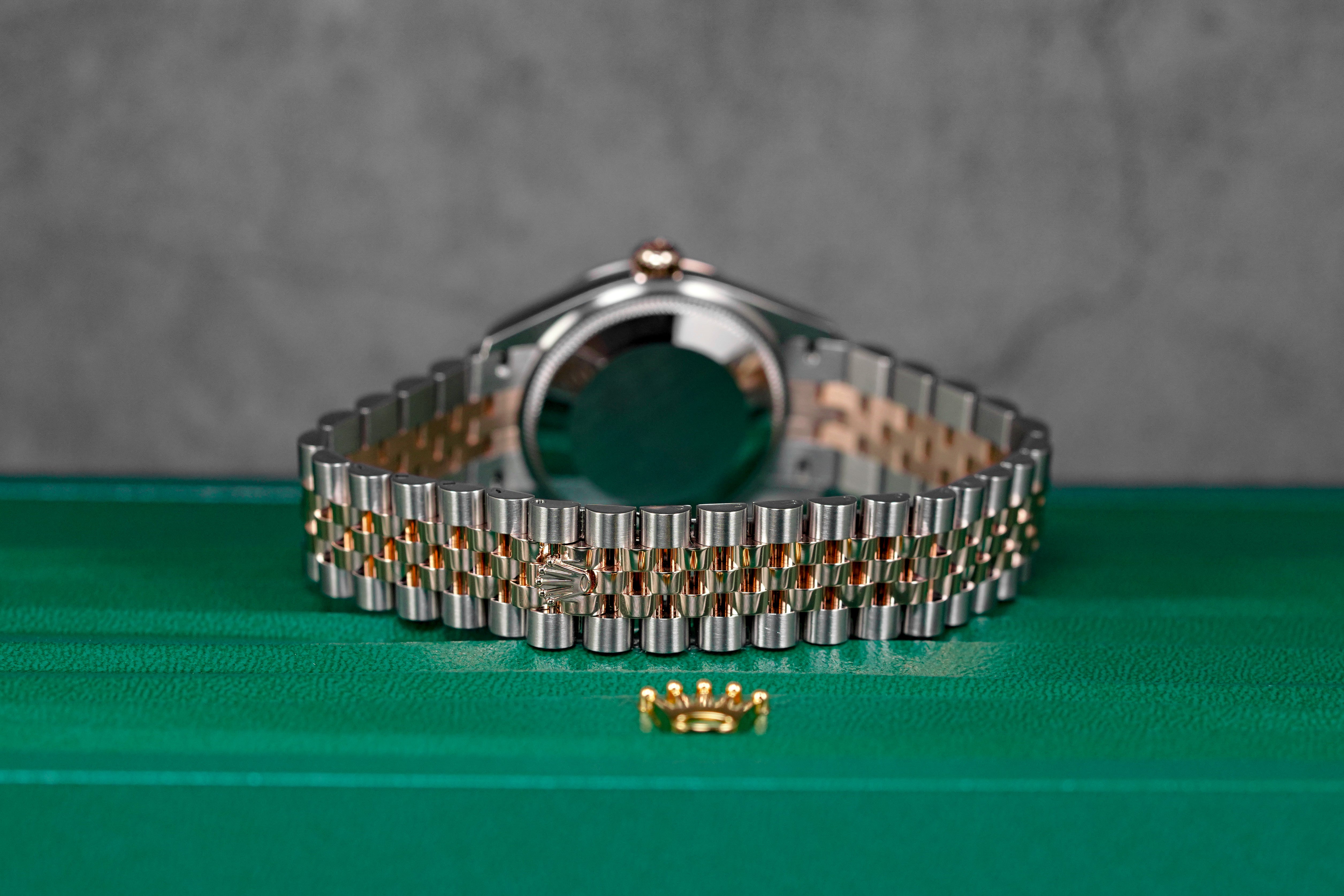 DATEJUST 31MM TWOTONE ROSEGOLD SALMON DIAMOND DIAL (2025)