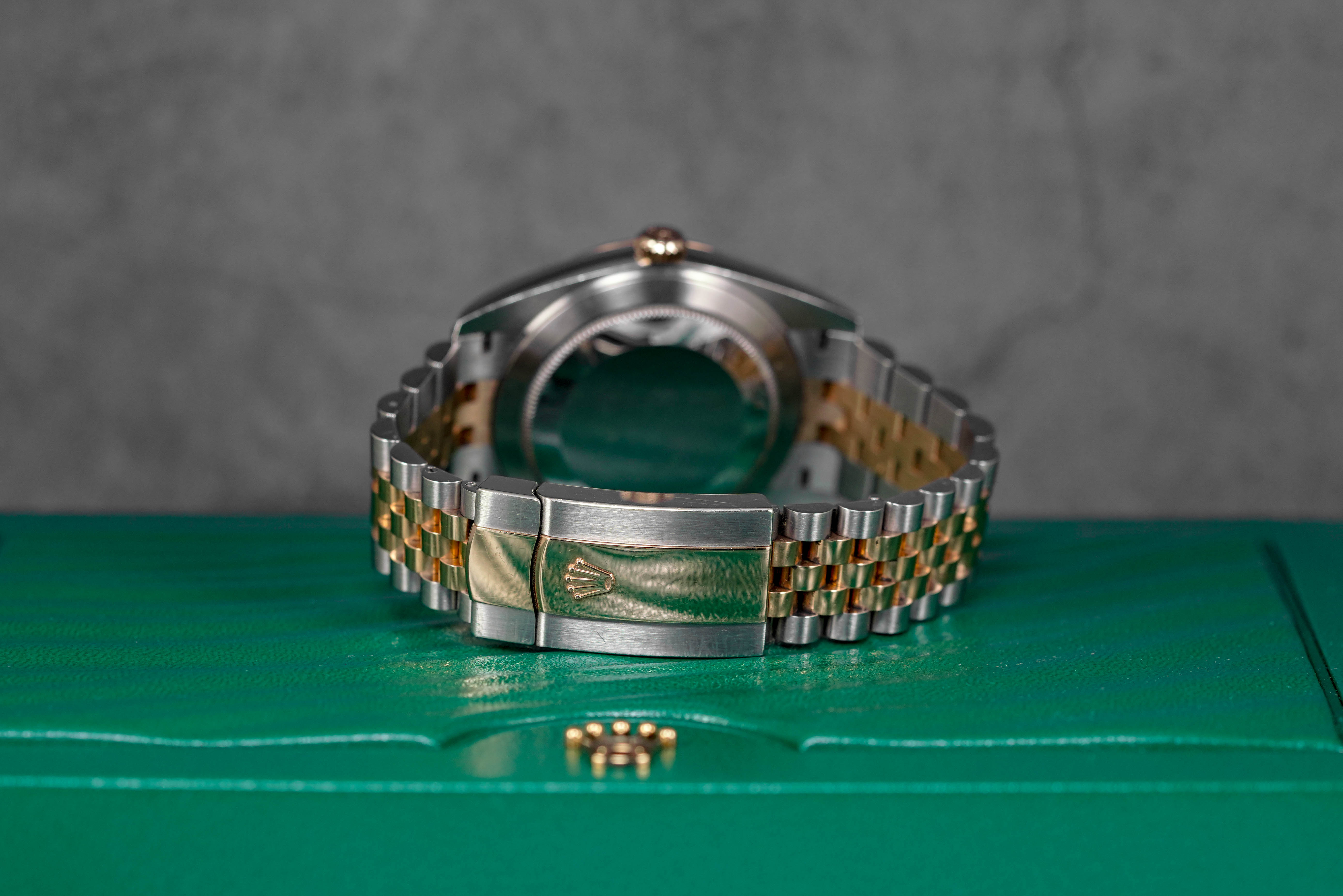 DATEJUST 41MM TWOTONE ROSEGOLD PINK SUNDUST DIAMOND DIAL (2020)