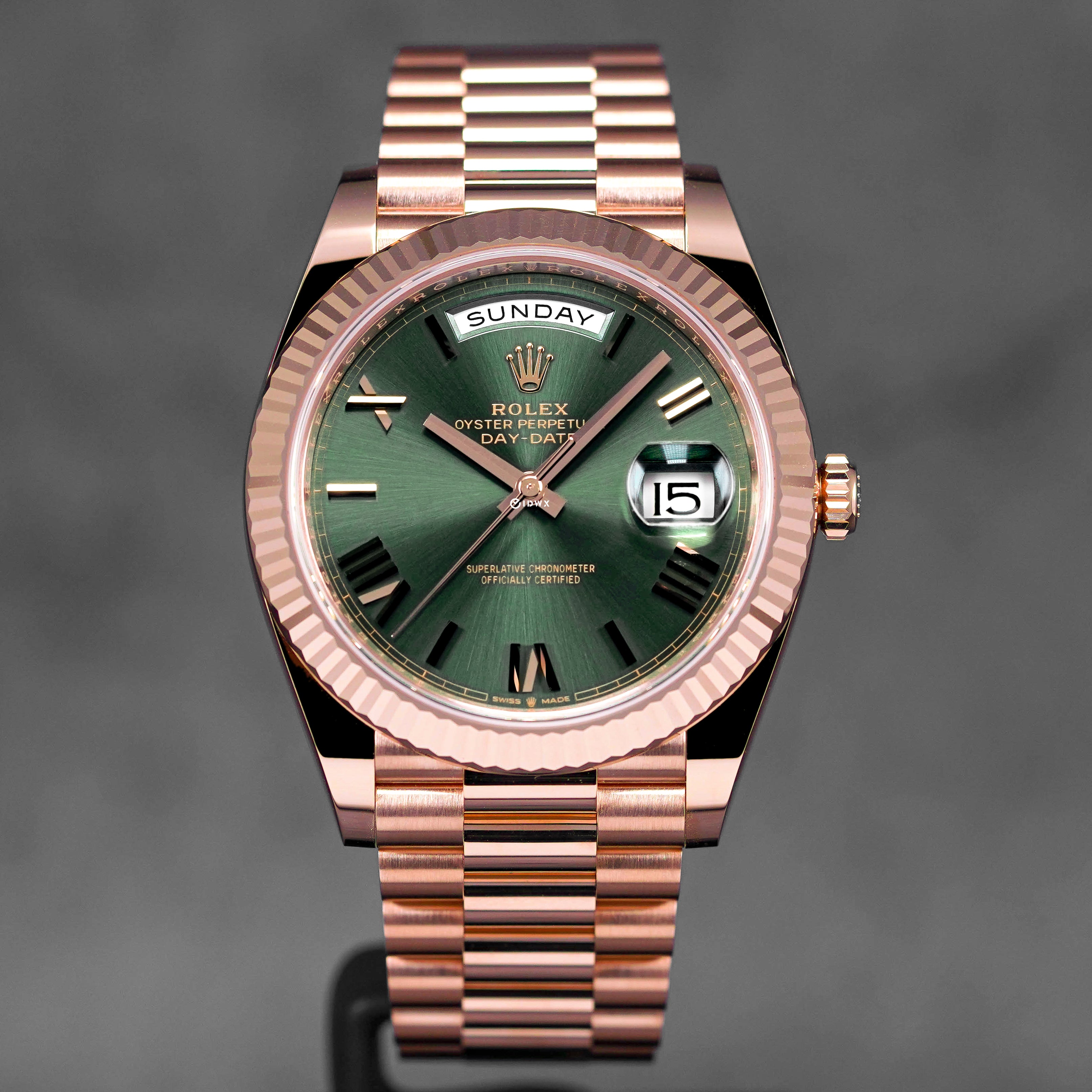 DAYDATE 40MM ROSEGOLD OLIVE GREEN DIAL (2023)