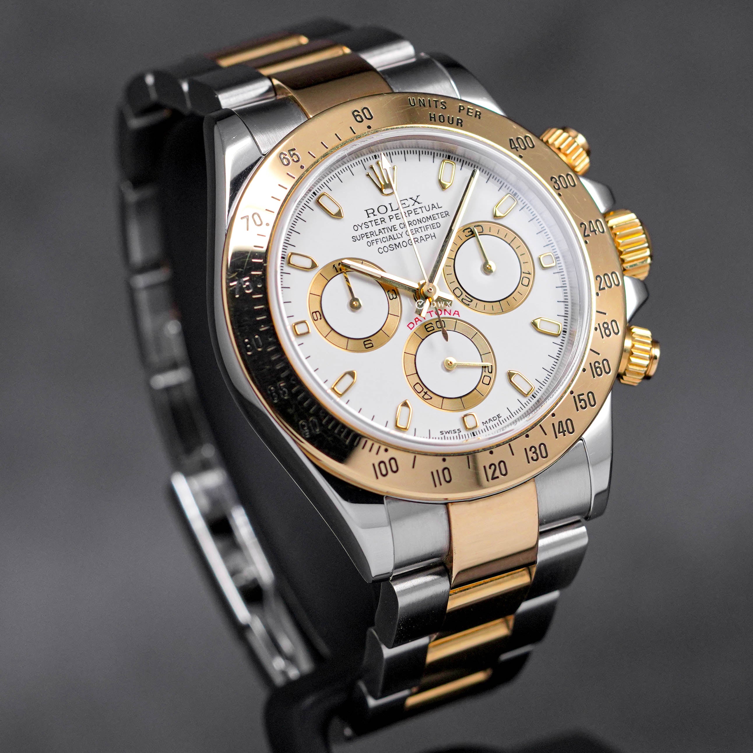 DAYTONA TWOTONE YELLOWGOLD WHITE DIAL 'K SERIES' (WATCH ONLY - CIRCA 2001)