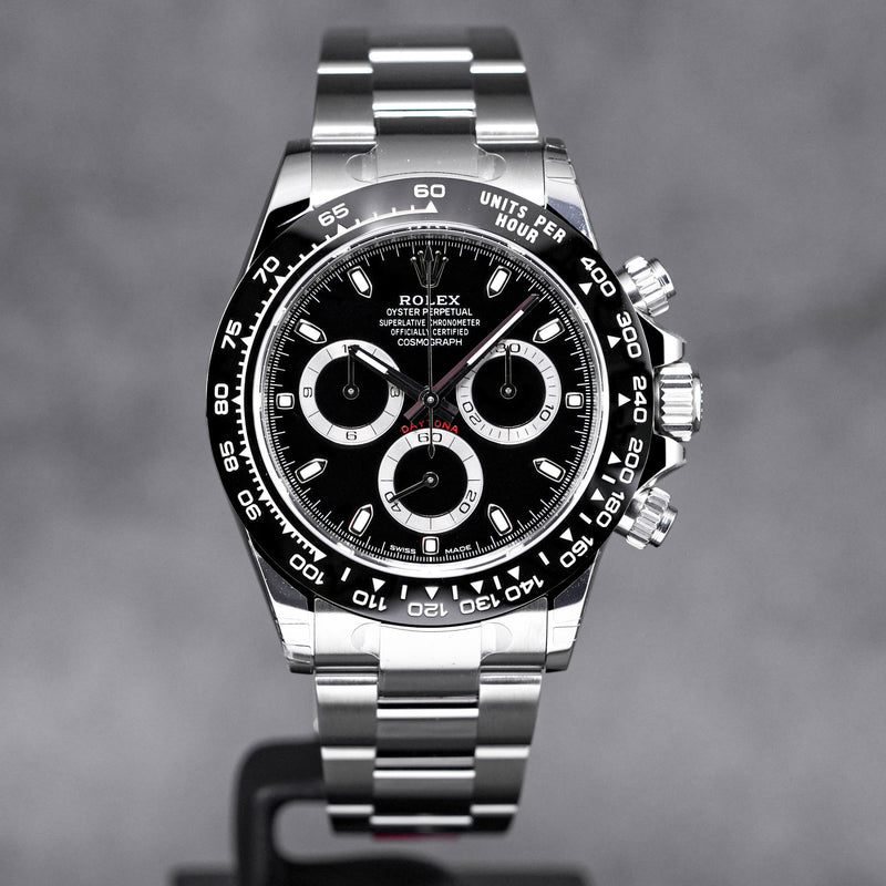 DAYTONA STEEL CERAMIC BEZEL BLACK DIAL (2023)