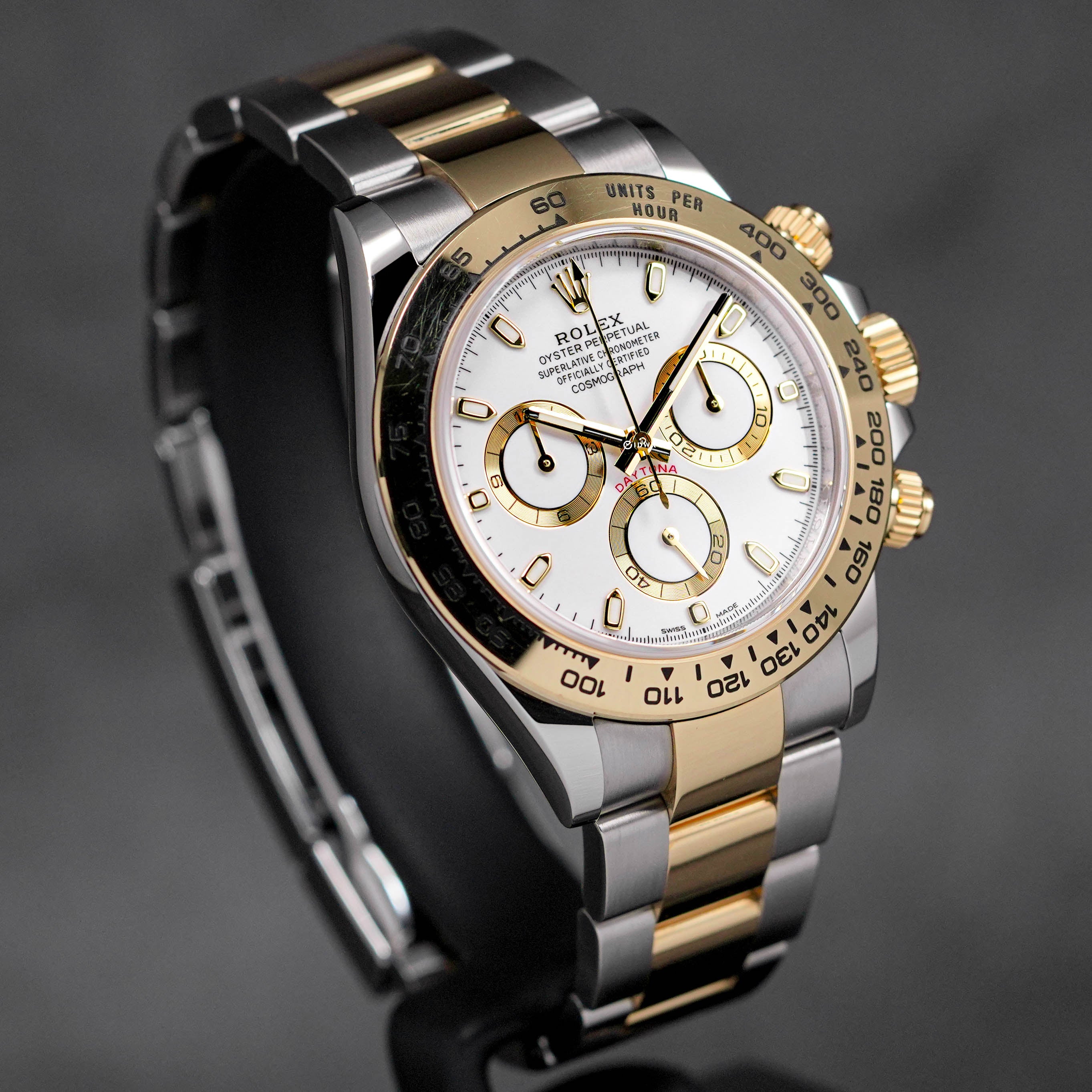 DAYTONA TWOTONE YELLOWGOLD WHITE DIAL (2023)