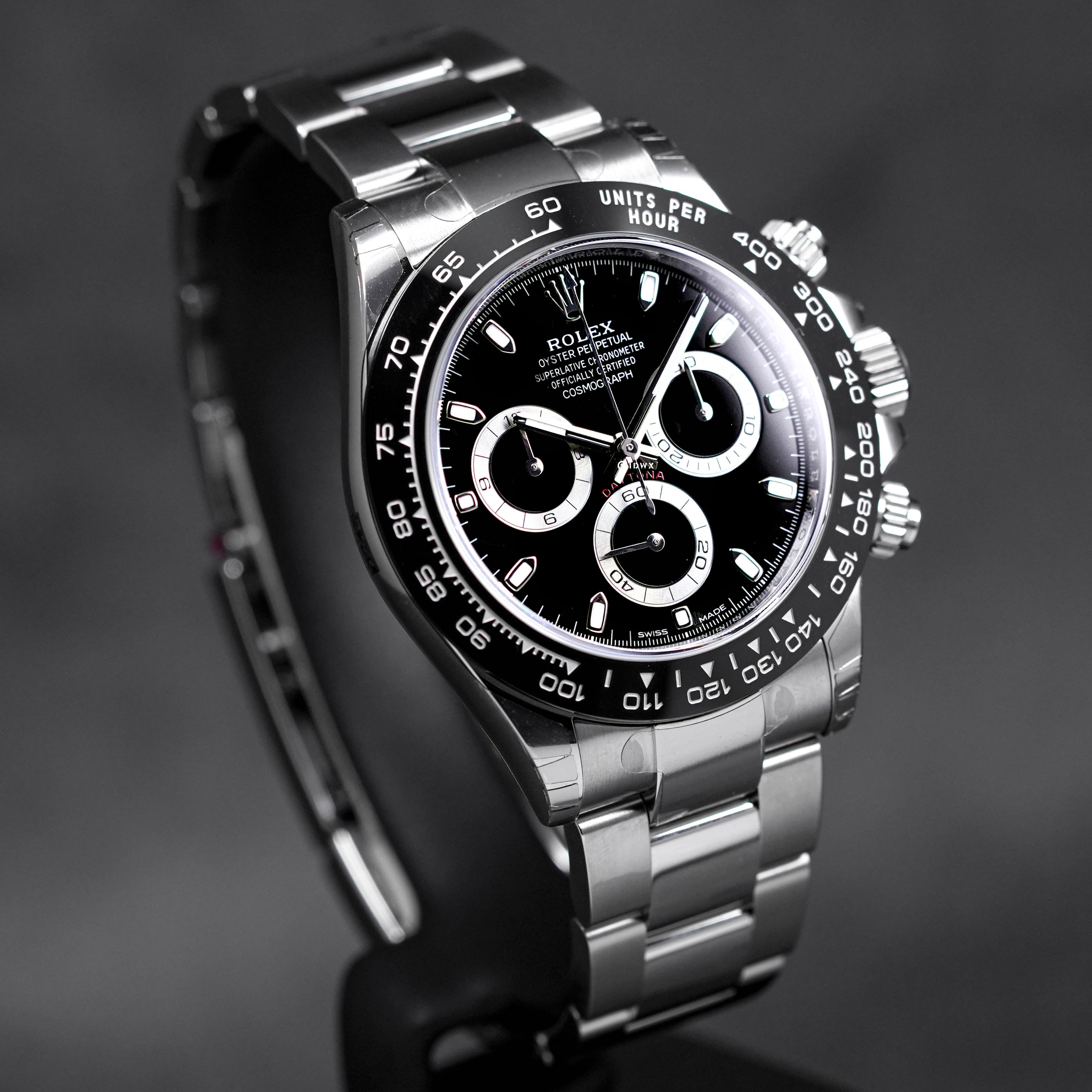 DAYTONA STEEL CERAMIC BEZEL BLACK DIAL (2021)