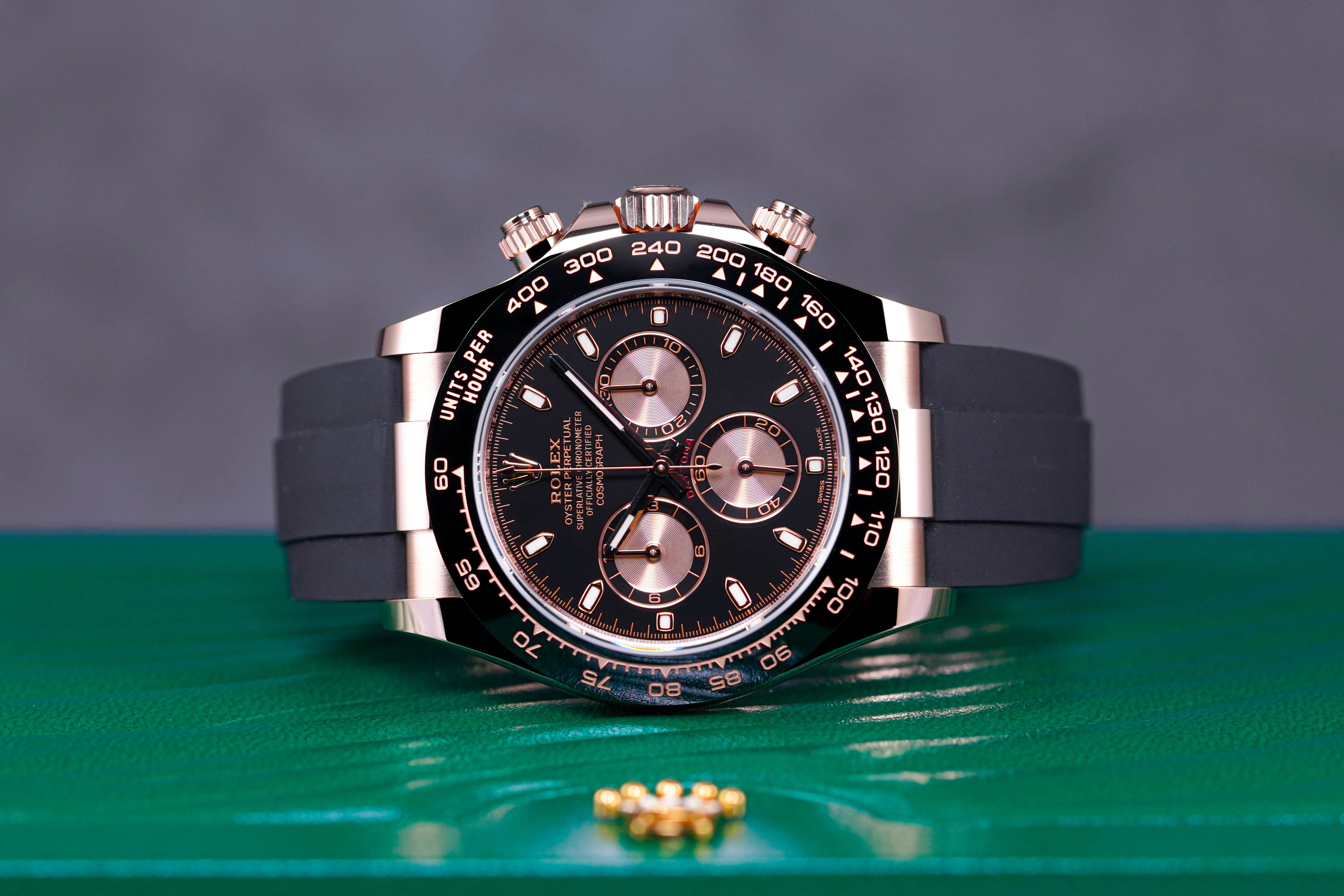 DAYTONA OYSTERFLEX ROSEGOLD BLACK DIAL (2023)