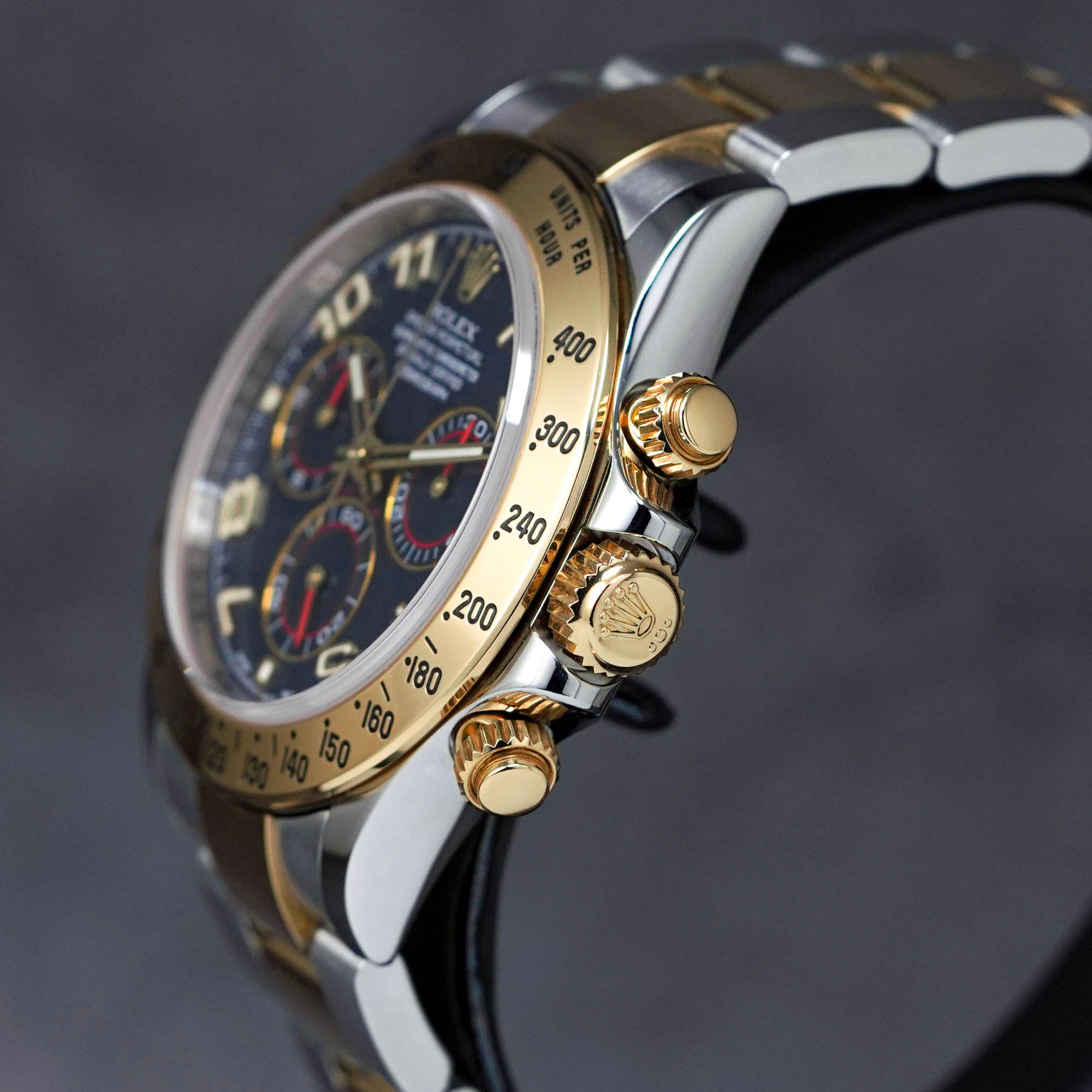 DAYTONA TWOTONE YELLOWGOLD RACING BLUE DIAL (2015)